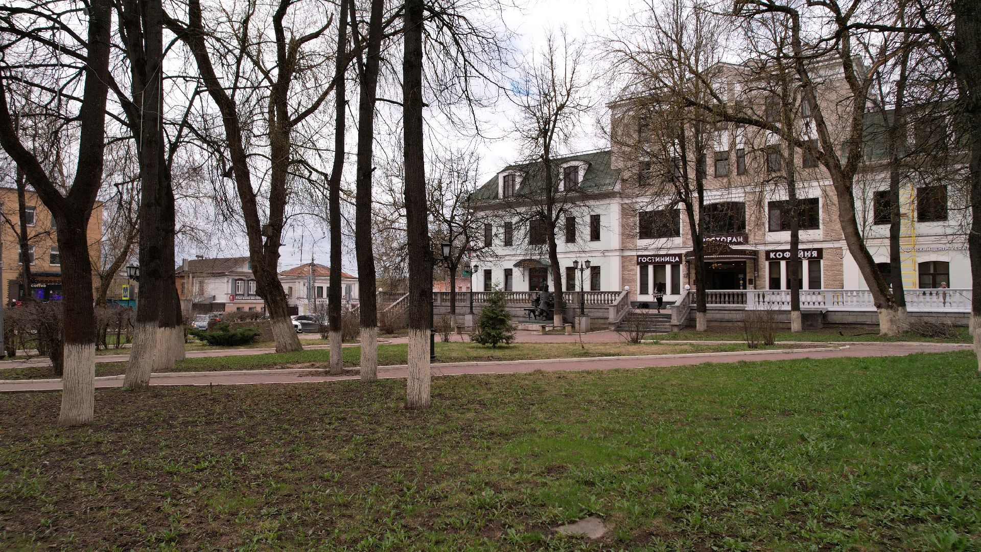 видео с коптера, звенигород, благоустройство,