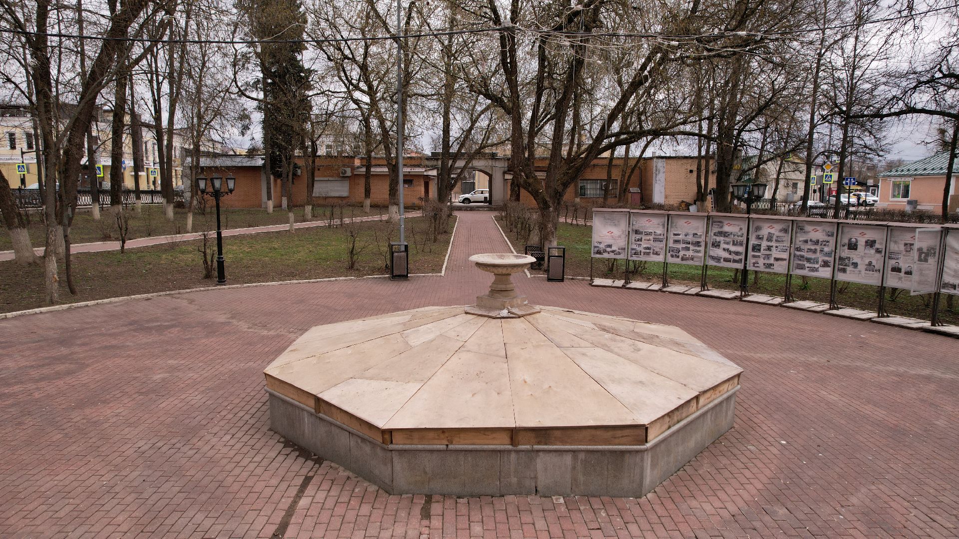 видео с коптера, звенигород, благоустройство,