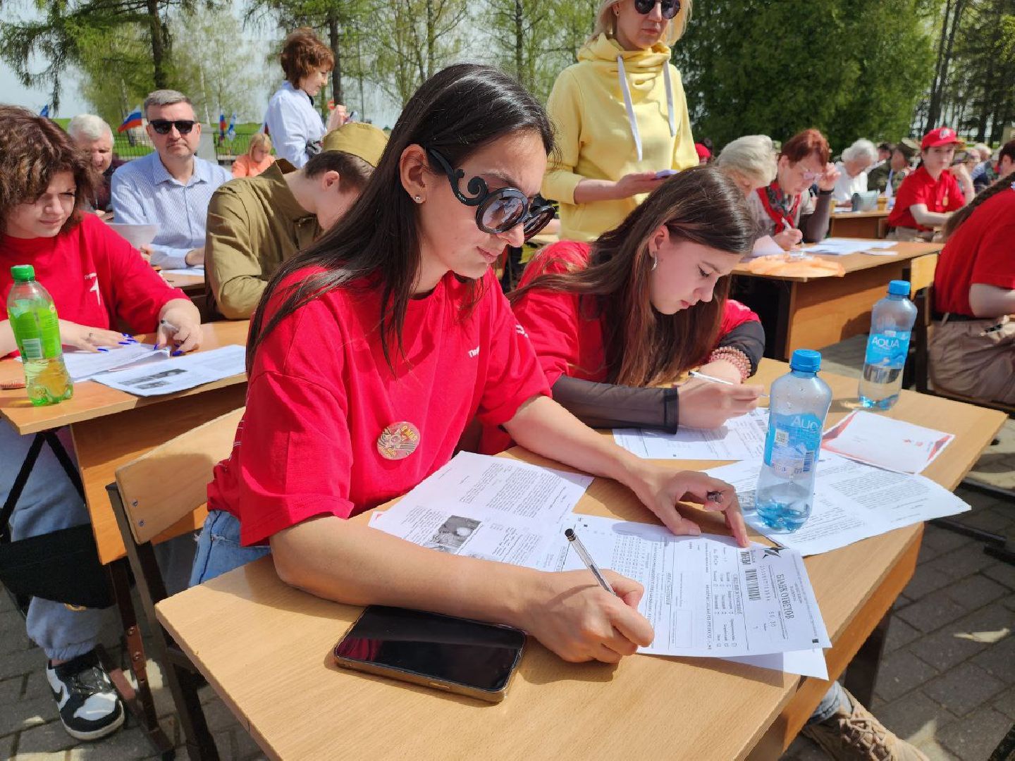 можайск, можайский городской округ, подмосковье, акции, диктант победы, участие в акции, международная акция, исторический диктант, общественники, госавтоиспекция,