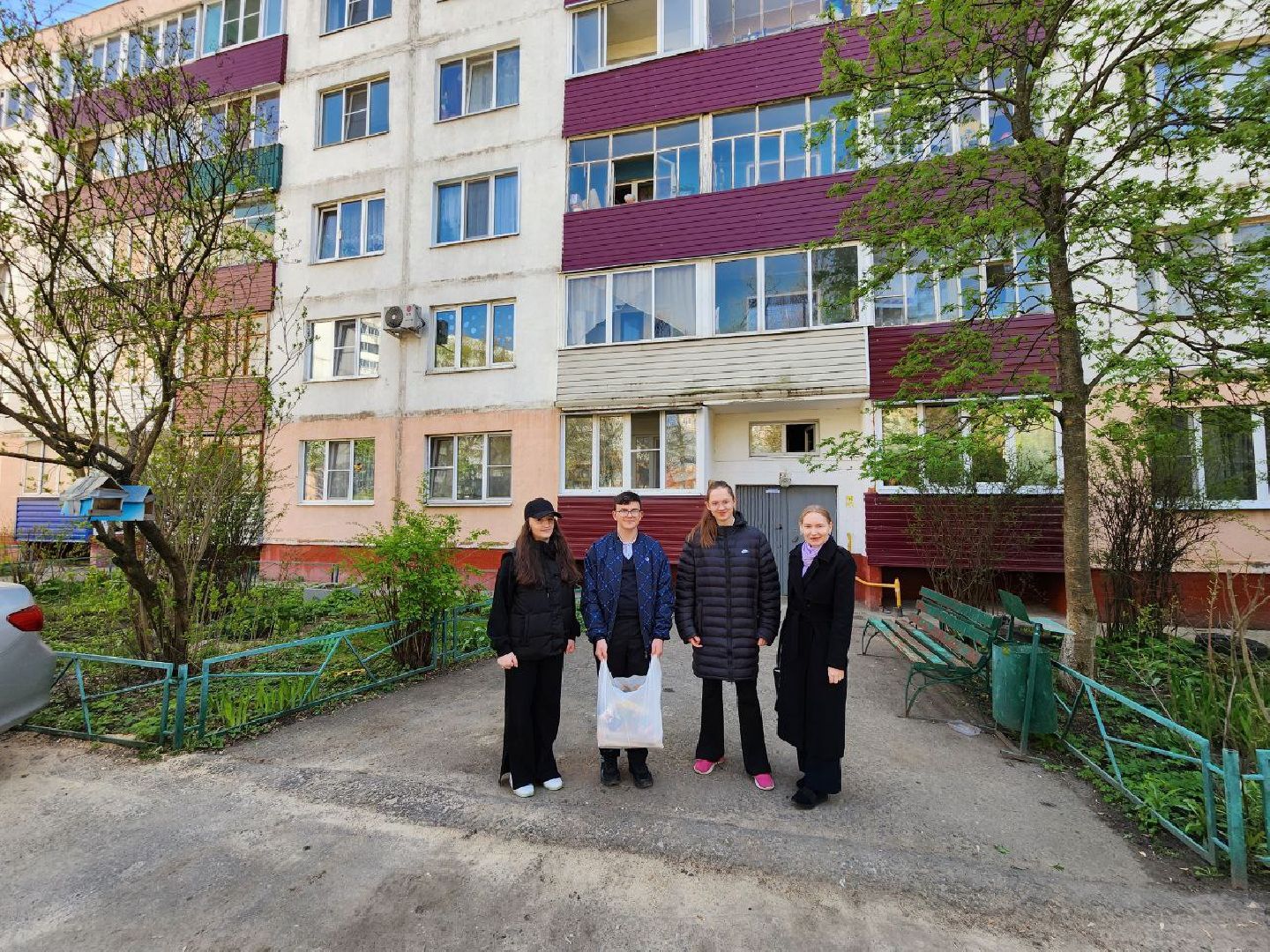 чехов, общество, день добрых дел, ветеран, помощь, школьники,