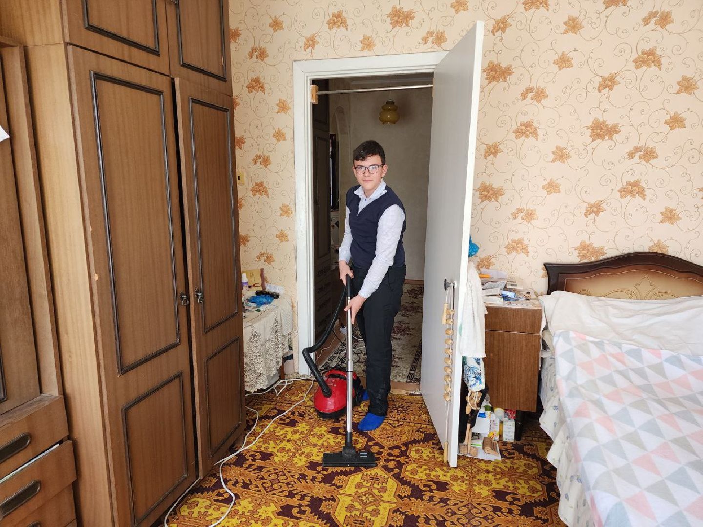 чехов, общество, день добрых дел, ветеран, помощь, школьники,