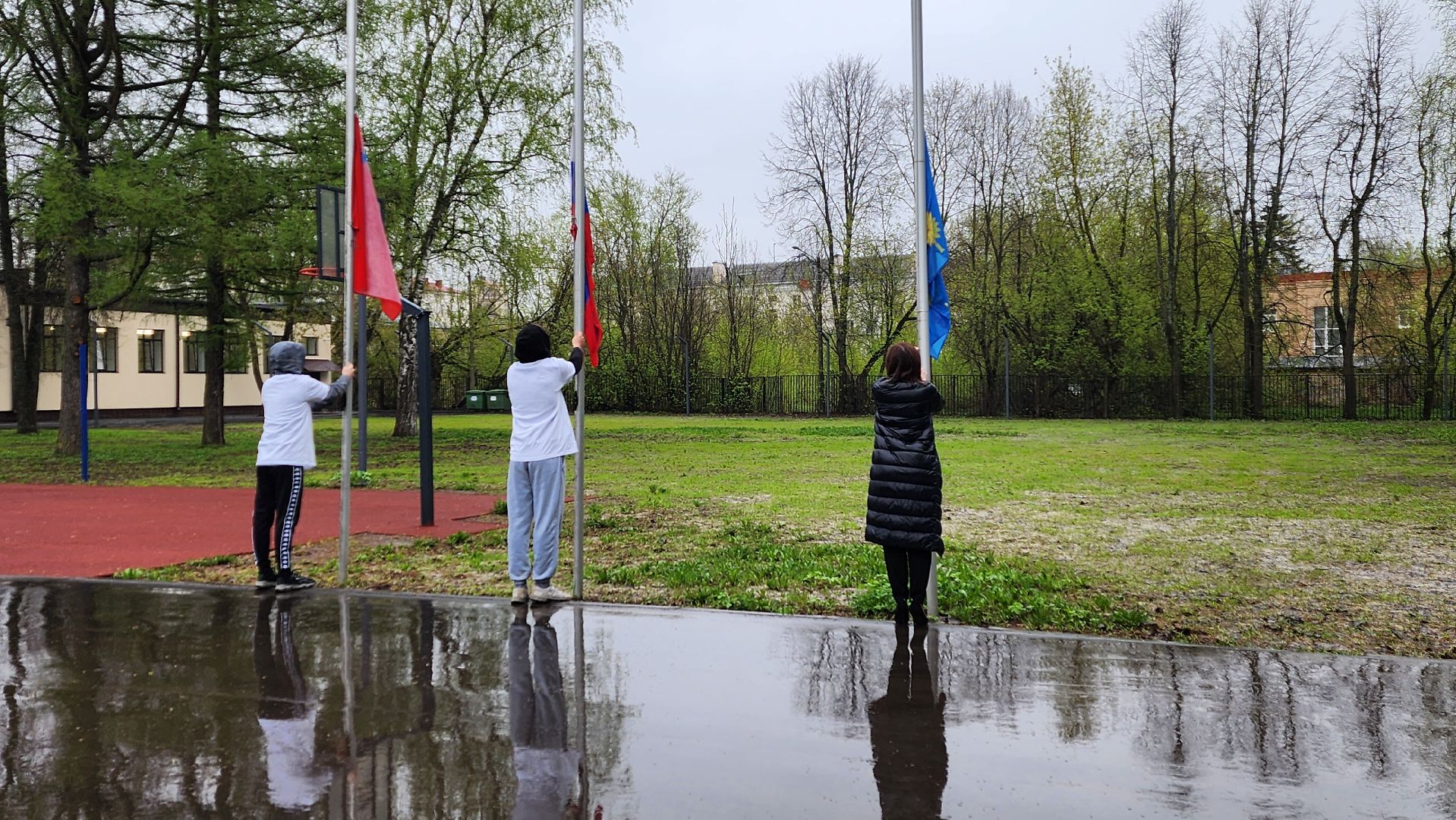 Солнечногорск, лицей 7, школьники, посадка деревьев, день добрых дел,