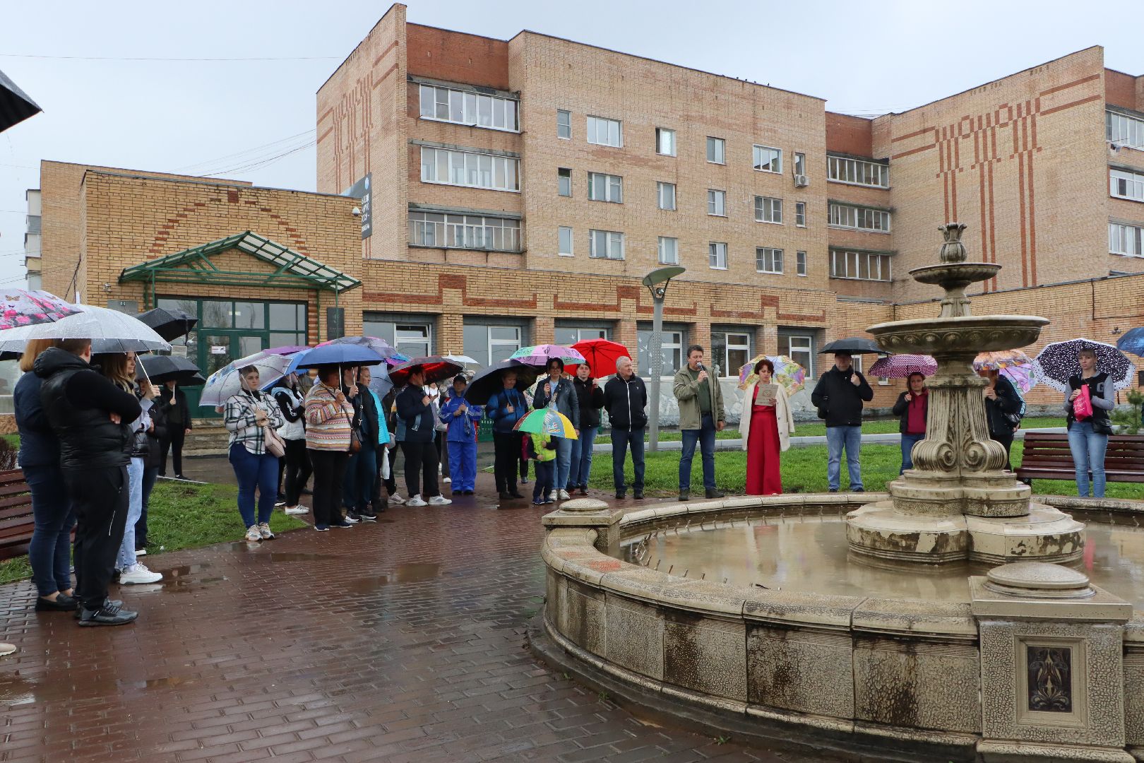 Серебряные Пруды, фонтан,