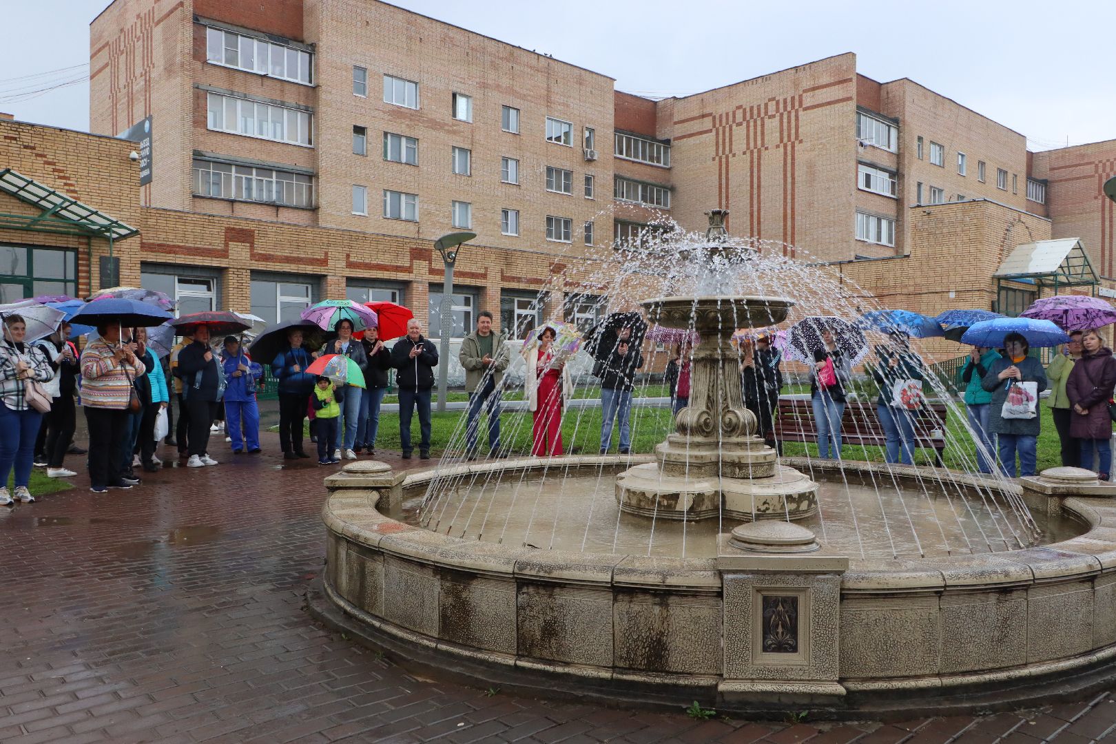 Серебряные Пруды, фонтан,