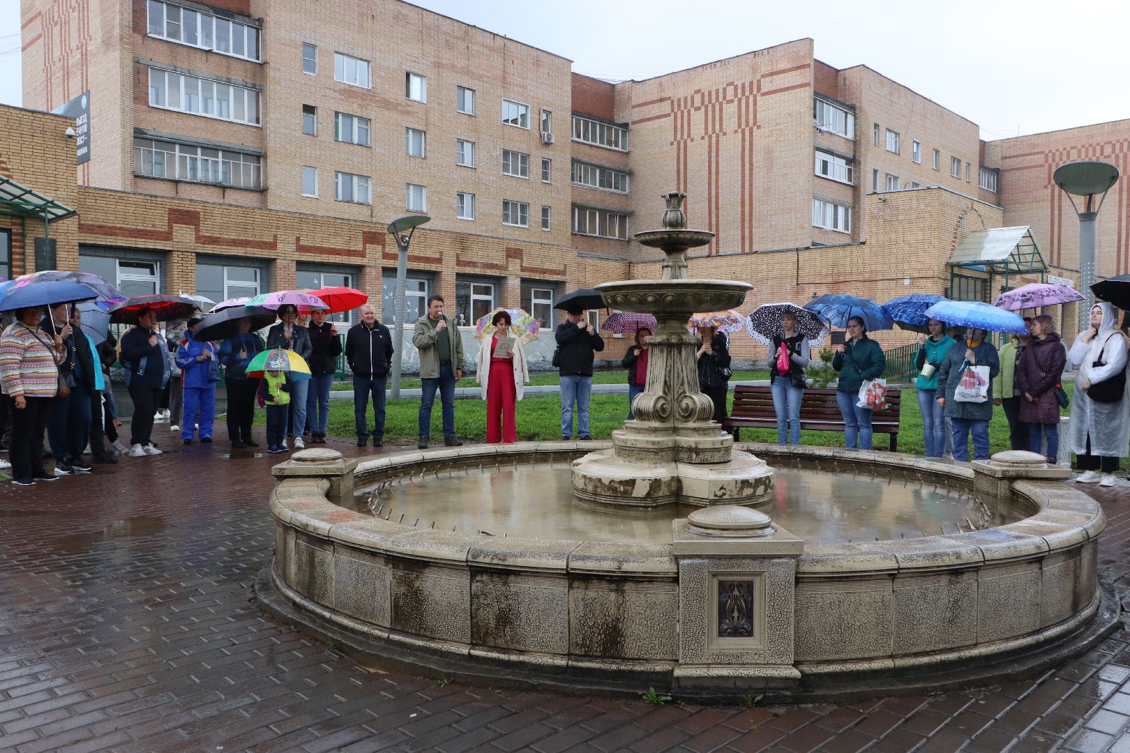 Серебряные Пруды, фонтан,