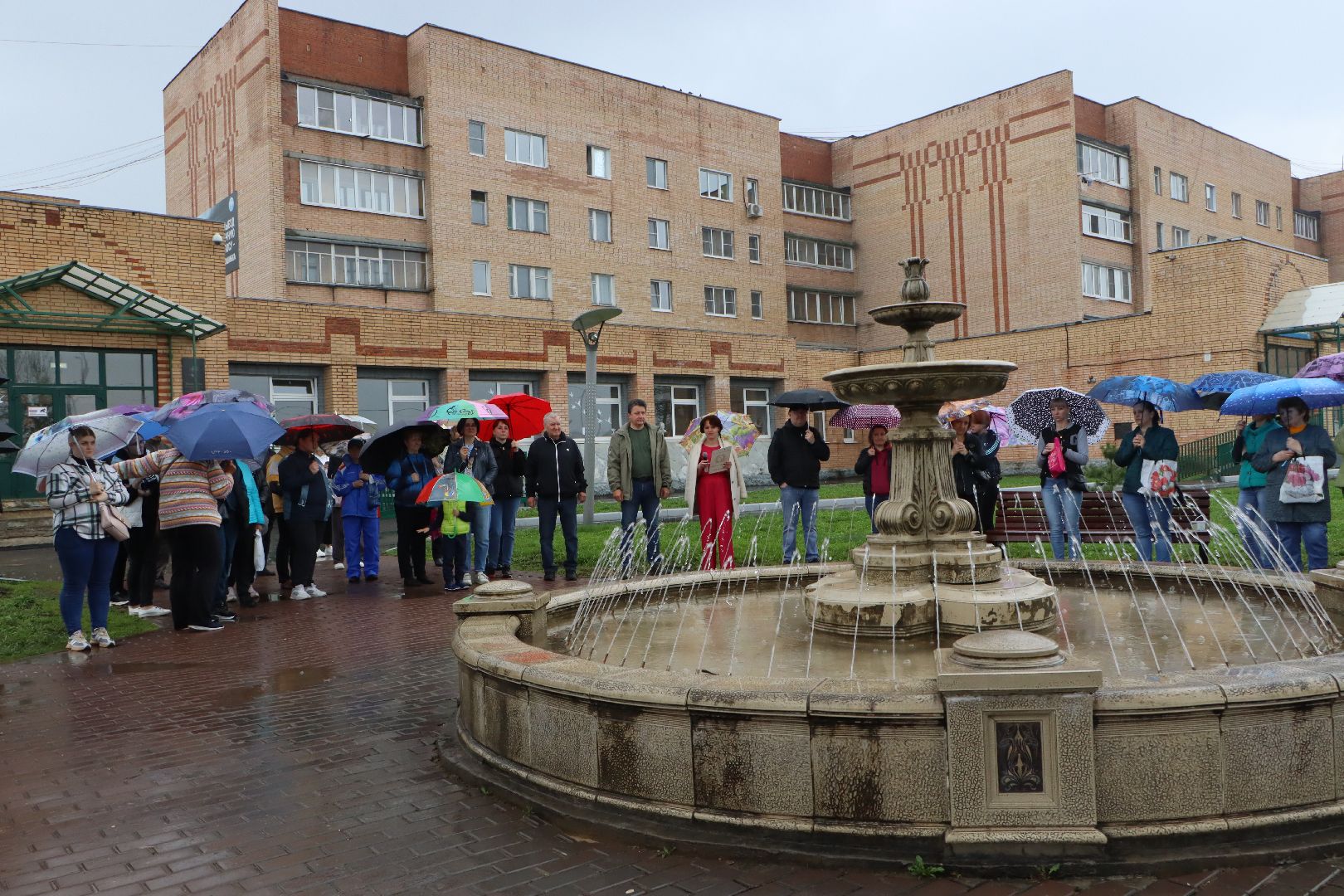 Серебряные Пруды, фонтан,