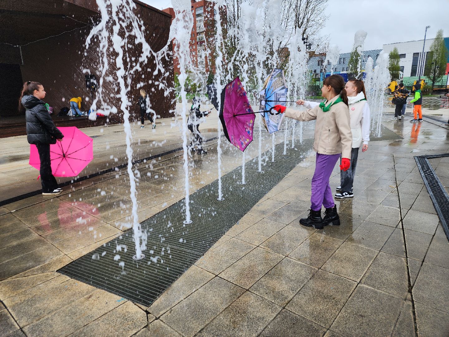 Сезон фонтанов, орехово-зуевский округ,