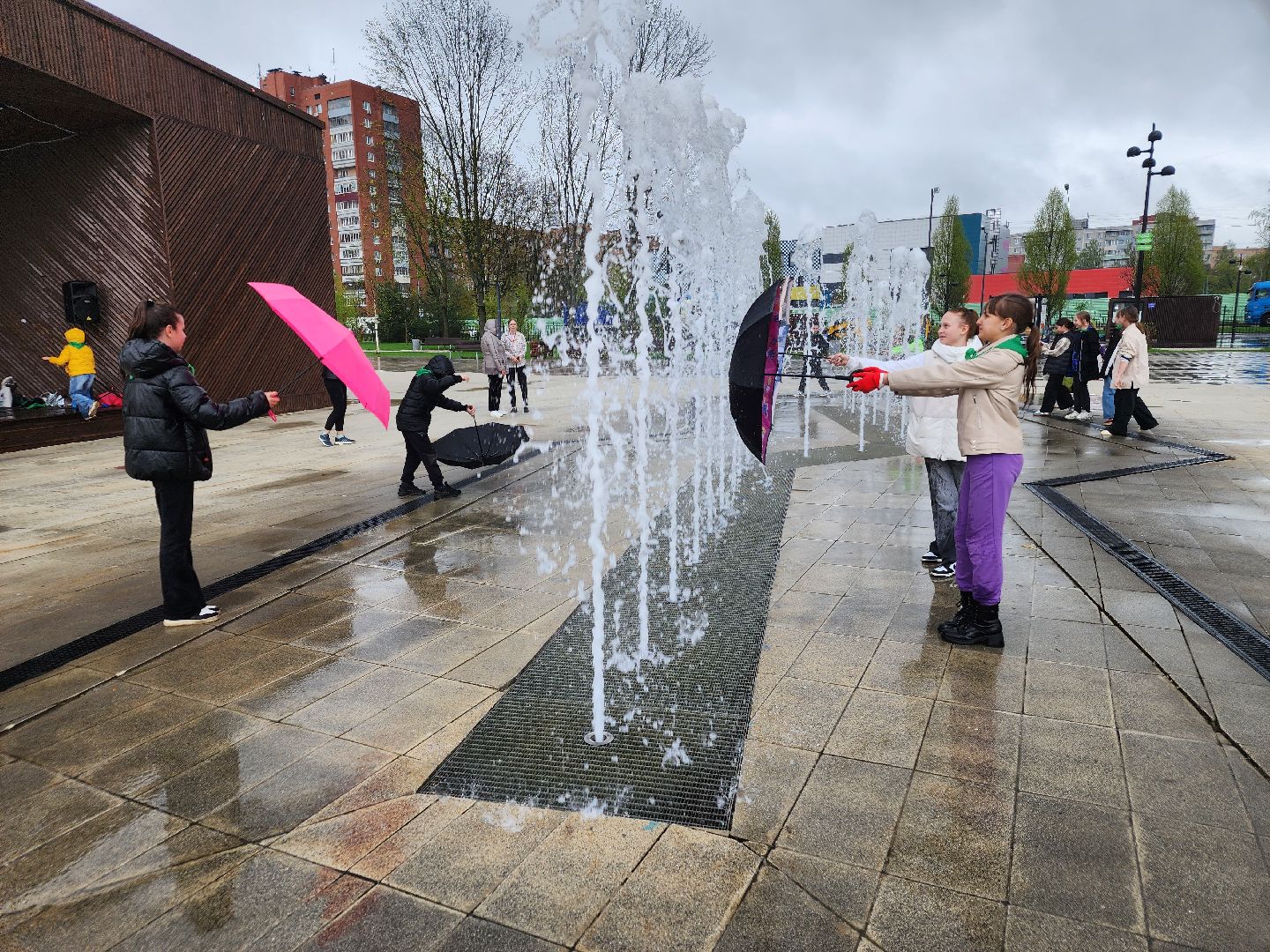 Сезон фонтанов, орехово-зуевский округ,