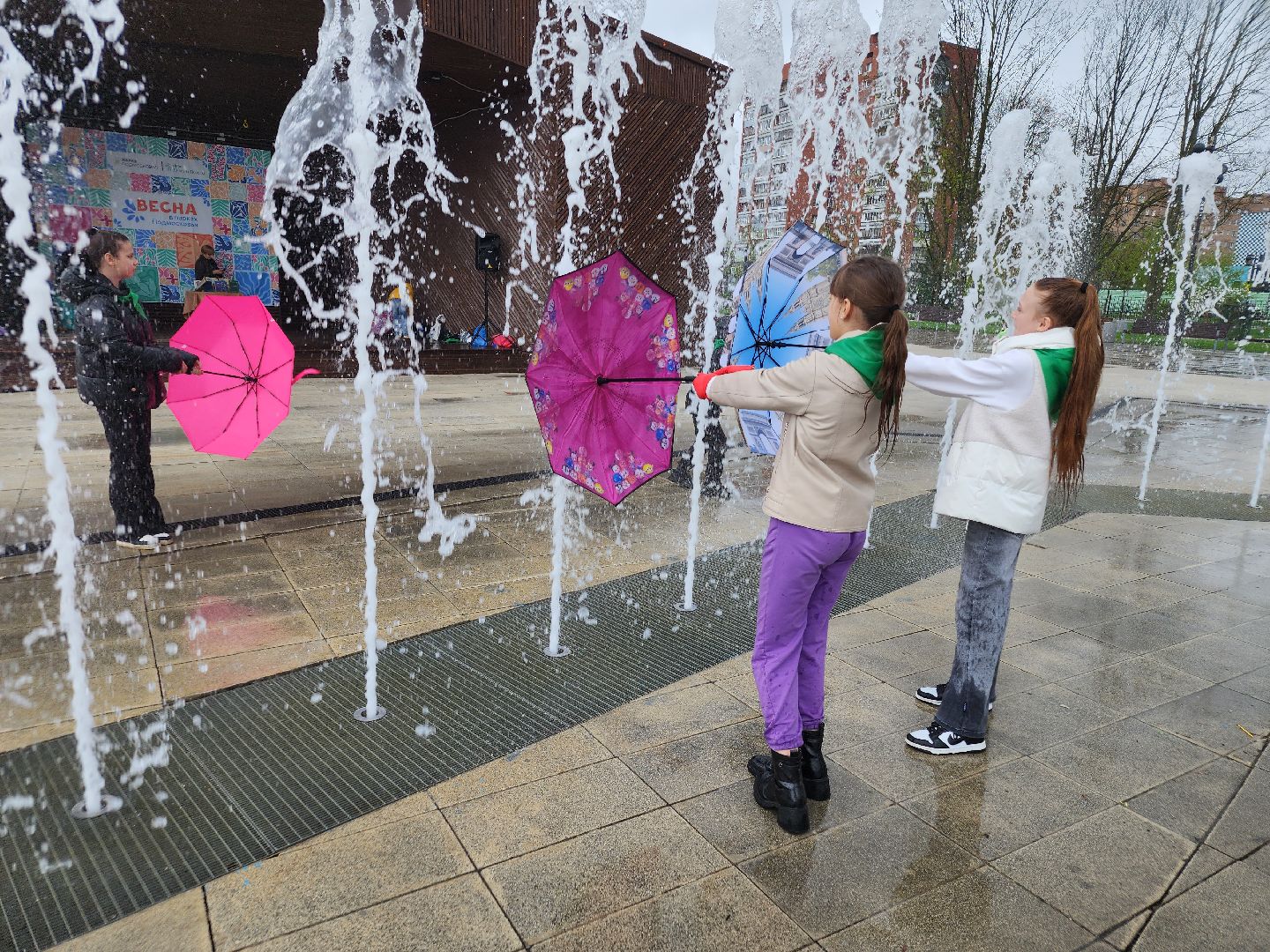 Сезон фонтанов, орехово-зуевский округ,