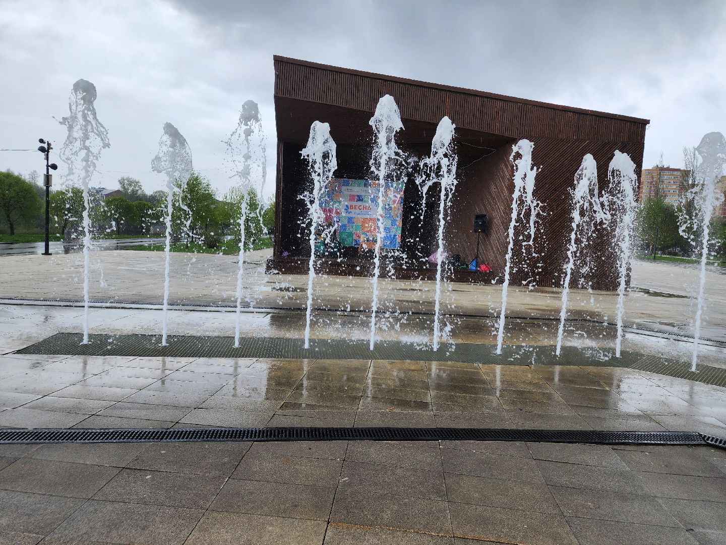 Сезон фонтанов, орехово-зуевский округ,