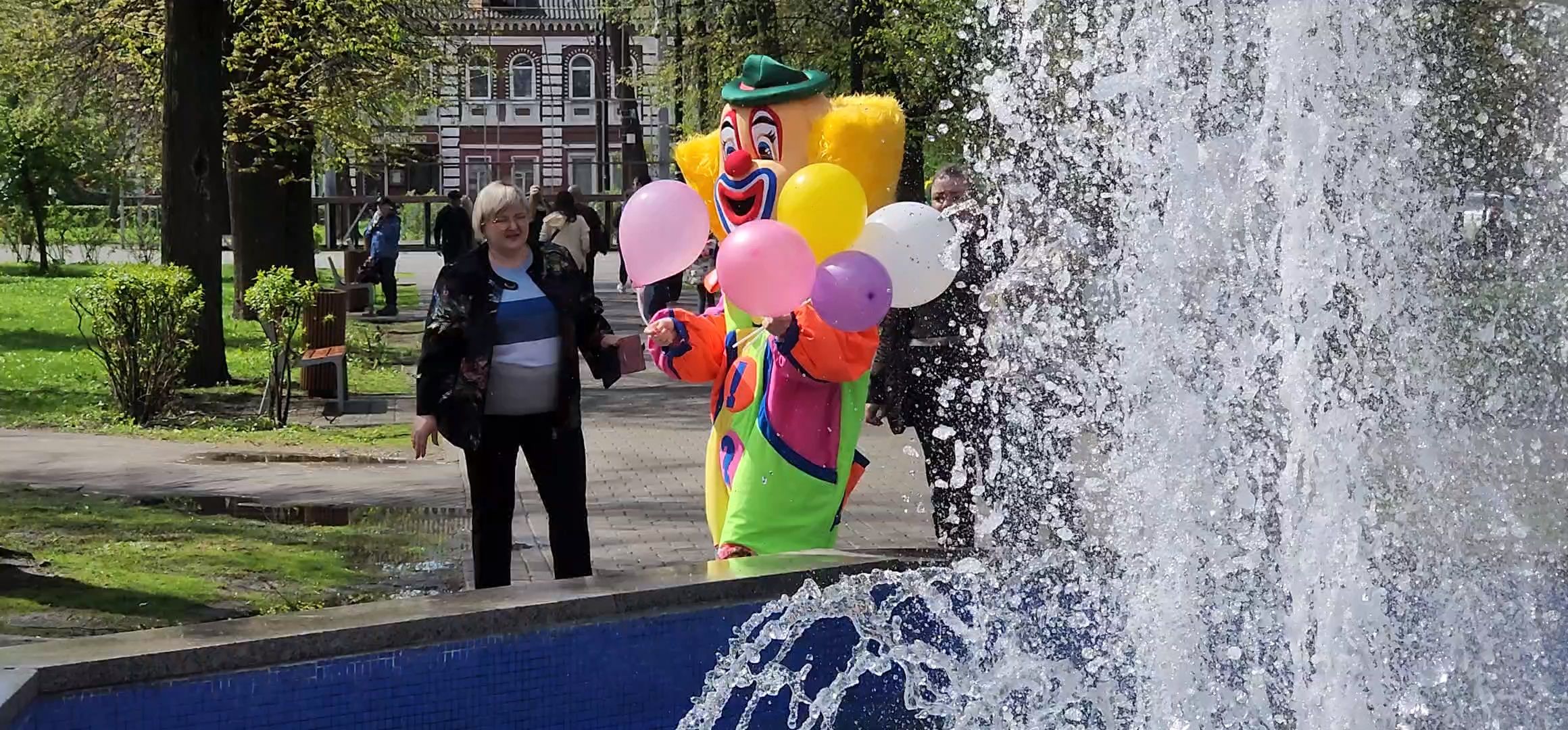 Коломна, фонтаны, сезон фонтанов,