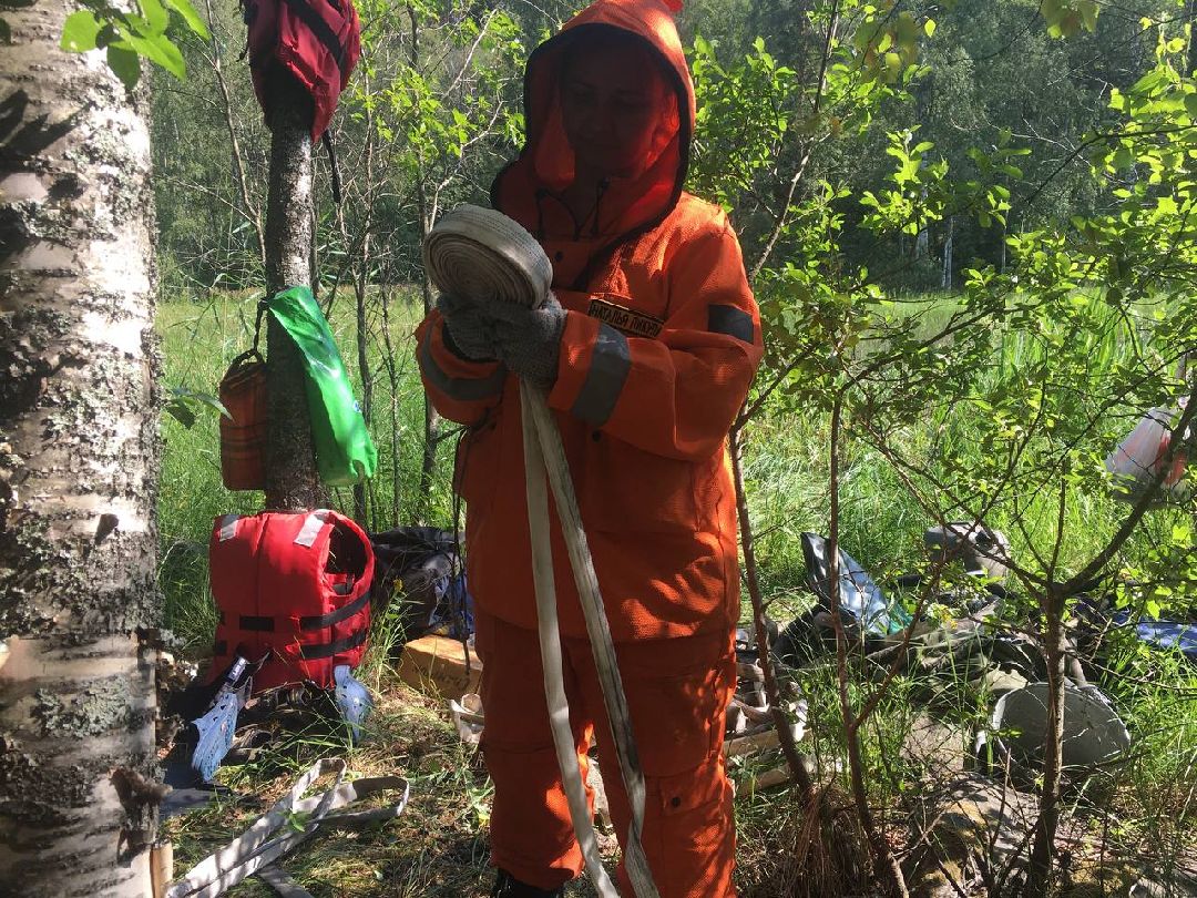 Врач, пожарные