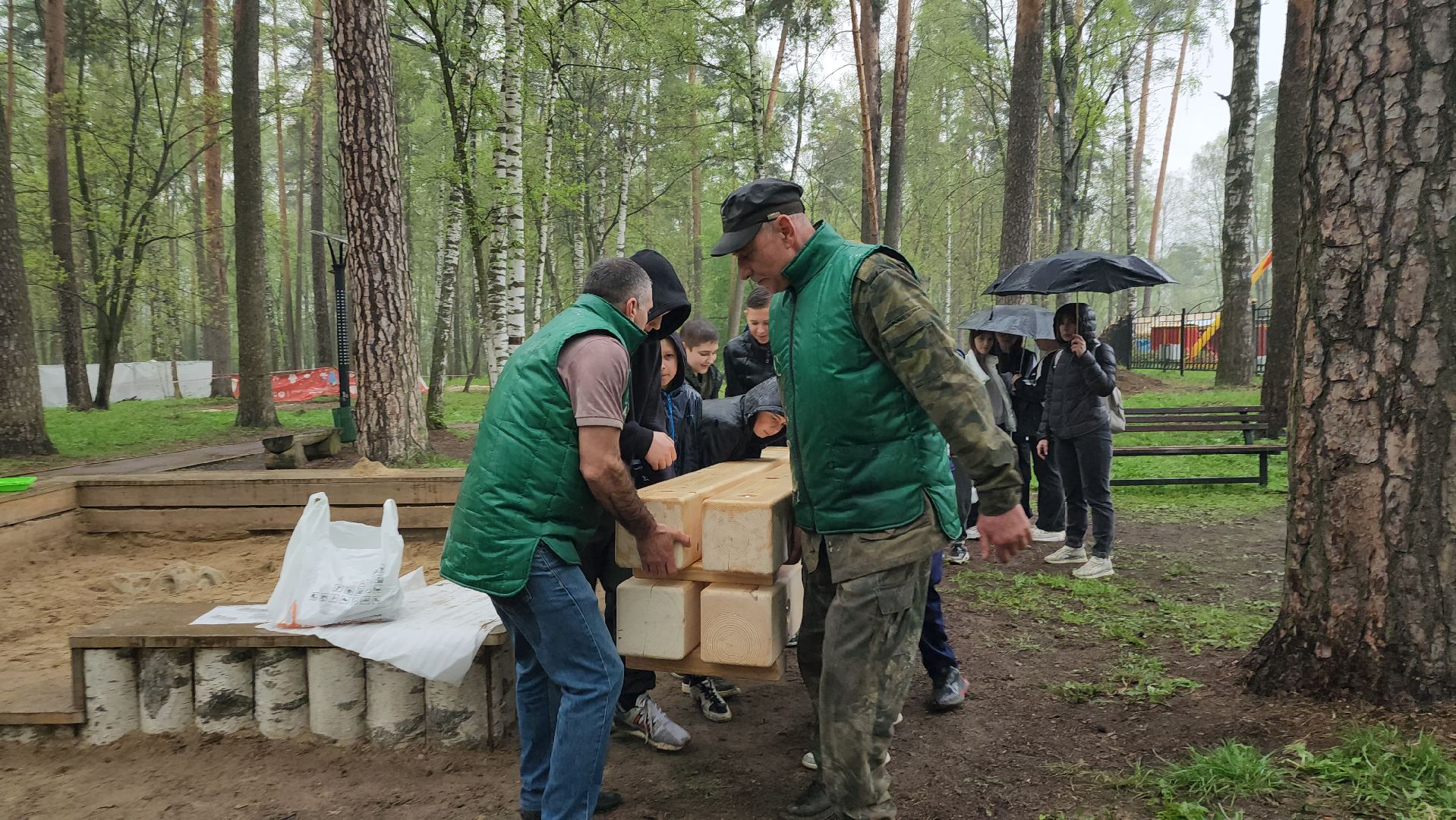День добрых дел, школьники, Центральный парк, Ногинск, богородский городской округ,