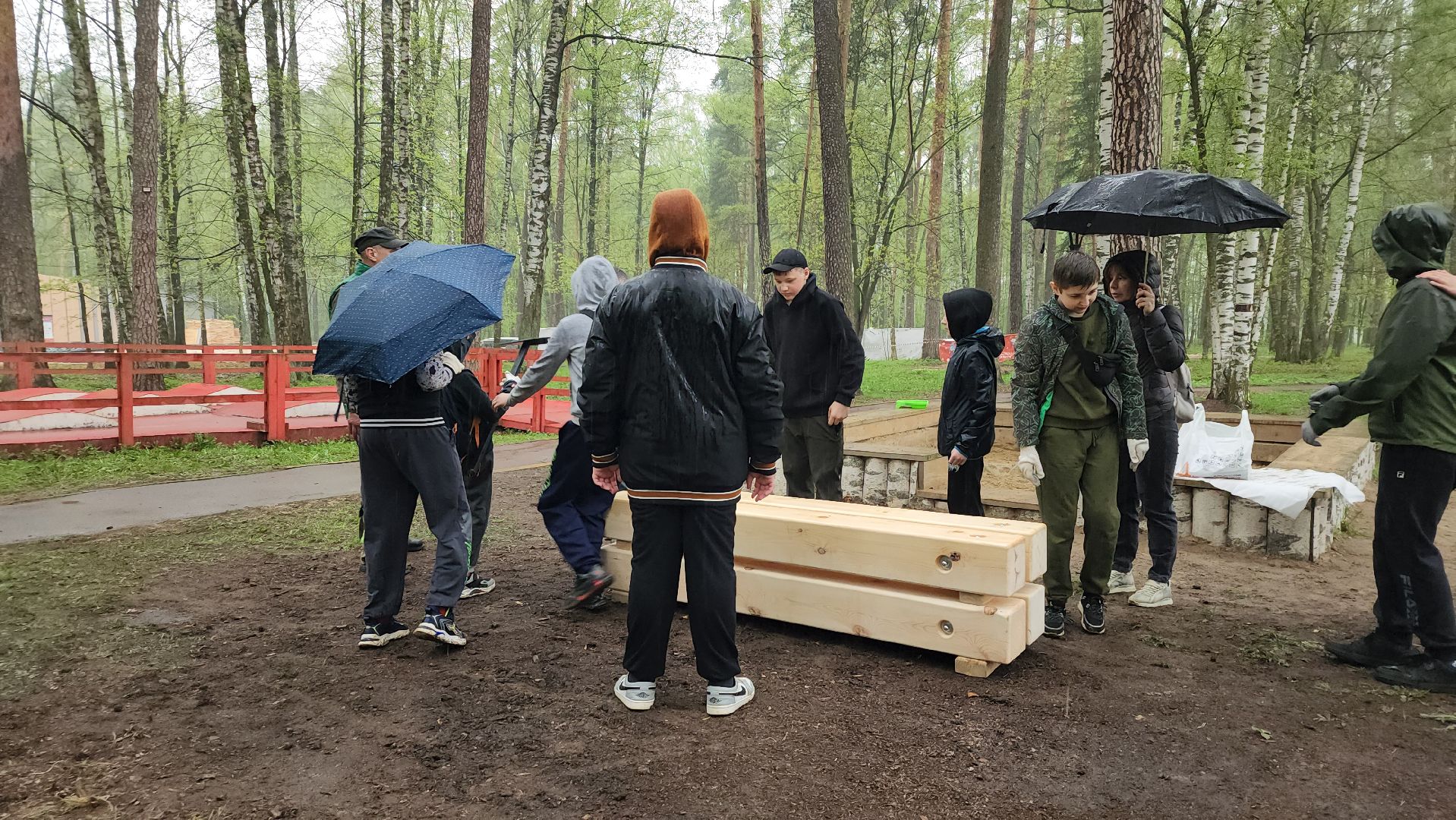 День добрых дел, школьники, Центральный парк, Ногинск, богородский городской округ,