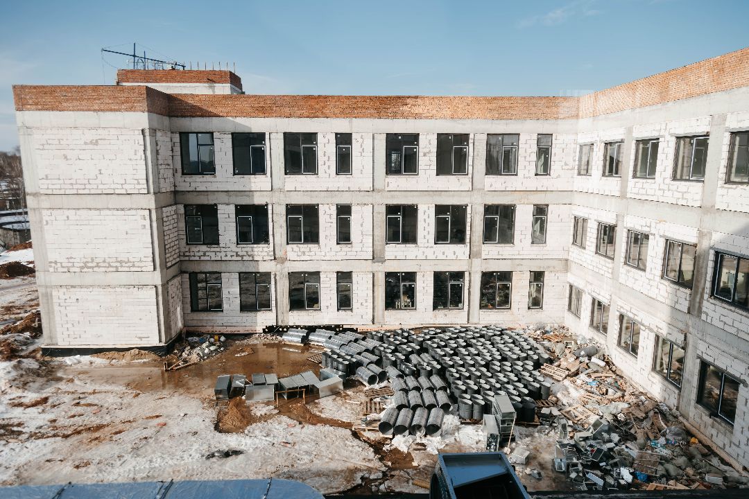 Чехов, школа, строительство