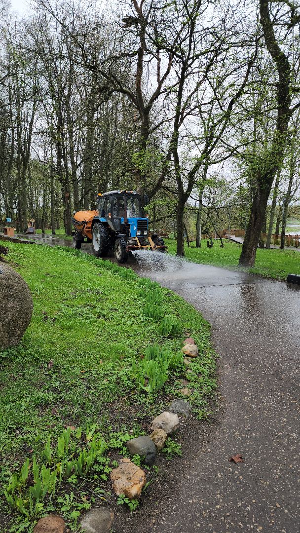 Субботник, общеобластной субботник, день добрых дел, парк городок, Руза, Рузский округ, Московская область,