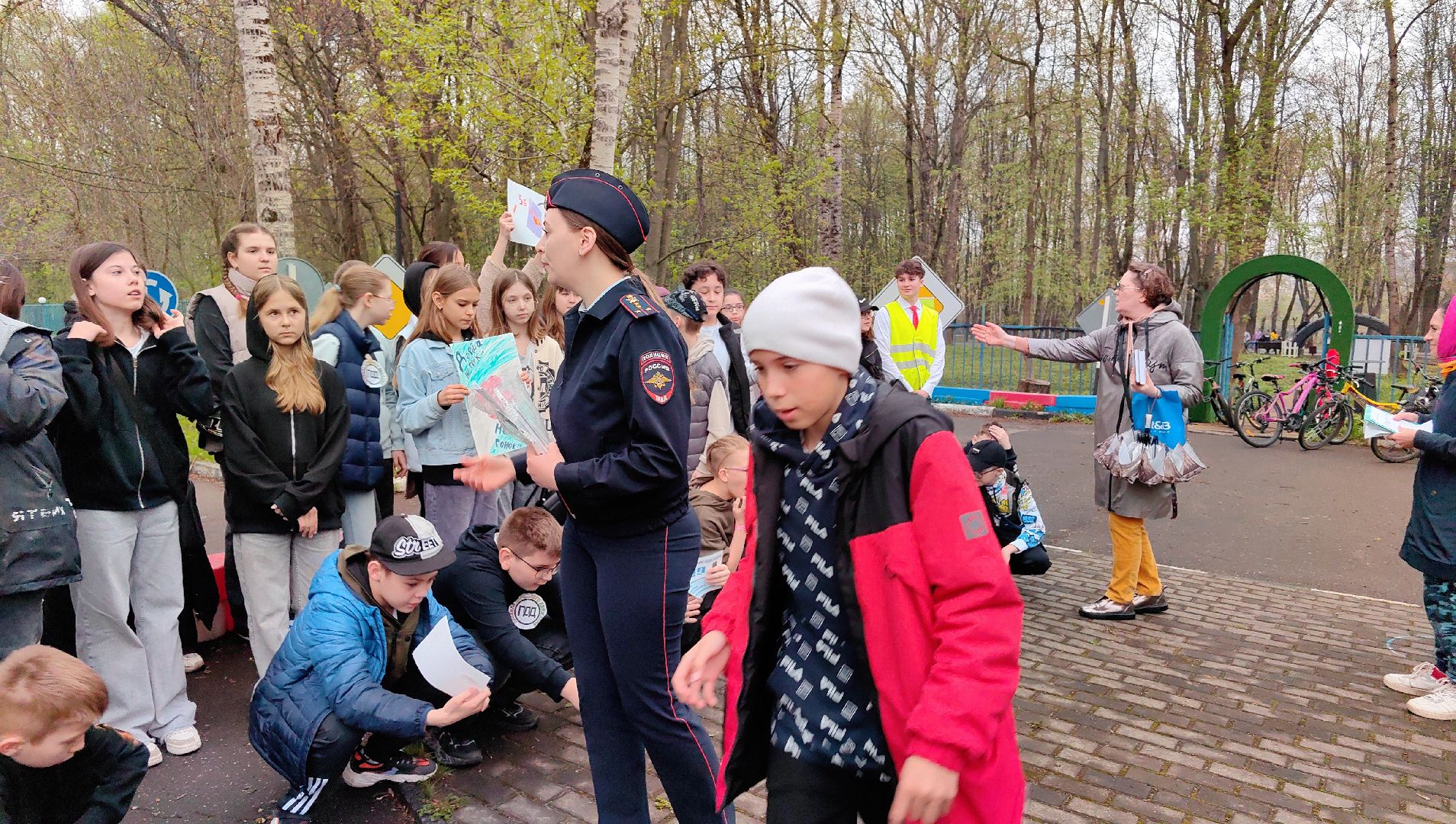 пдд, соревнования, день добрых дел, гимназия, парк,