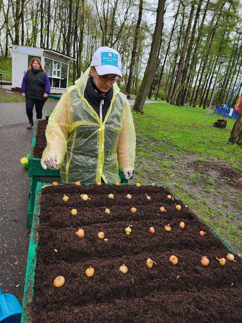 Парк, парк городок, общественный огород, субботник, день добрых дел, руза, рузский городской округ,
