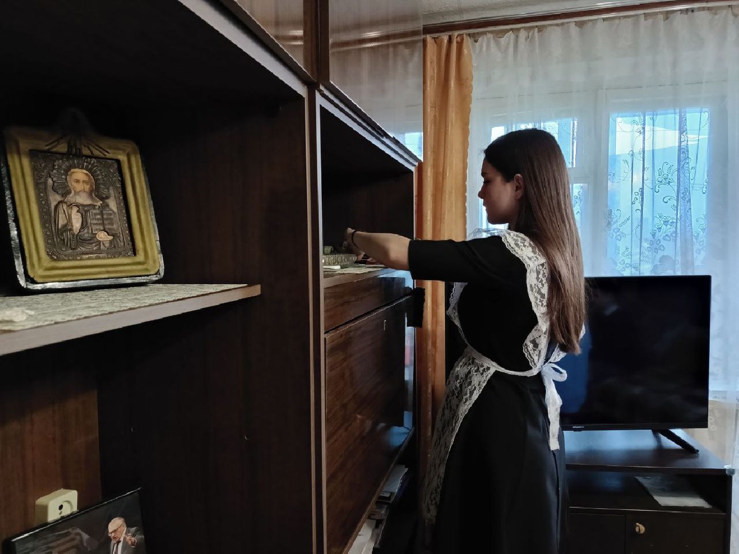 Солнечногорск, день добрых дел, школьники, Ветеран, Ученики,