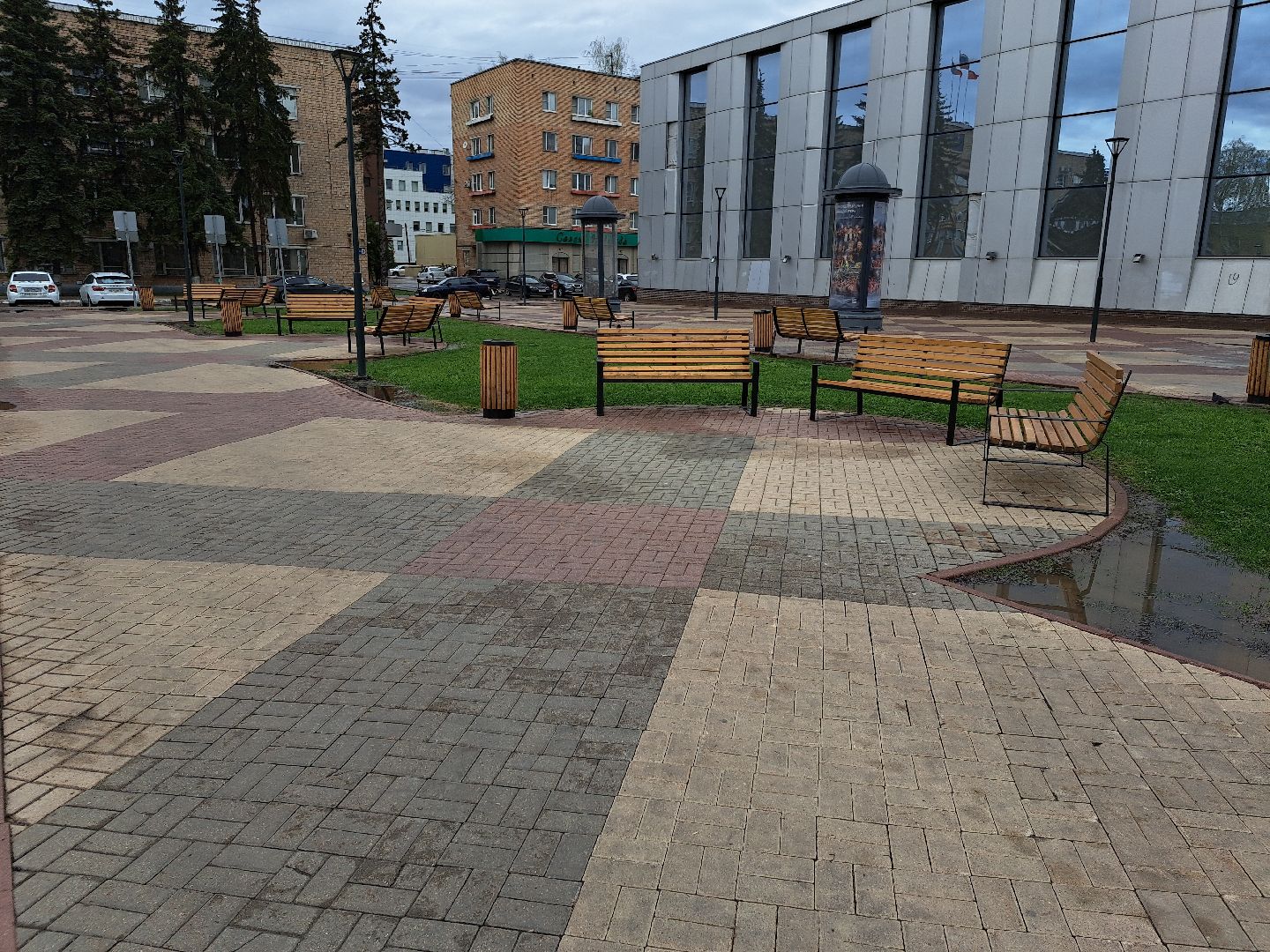 Щелково, запуск фонтана, Фонтан,