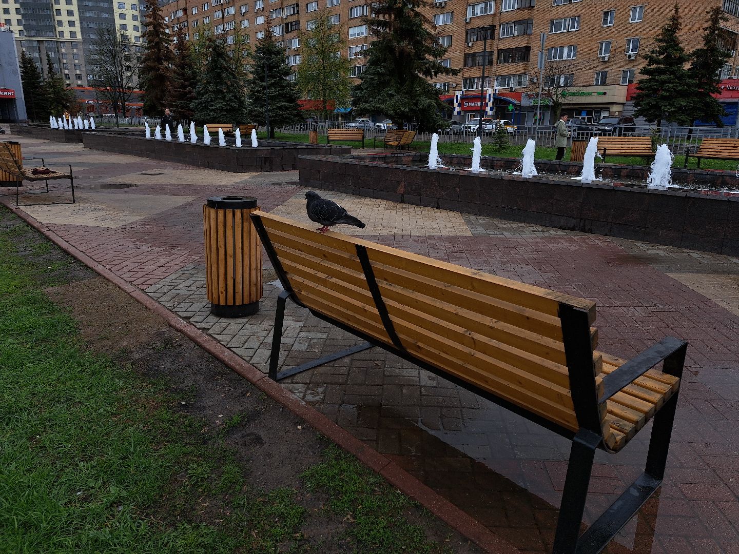 Щелково, запуск фонтана, Фонтан,