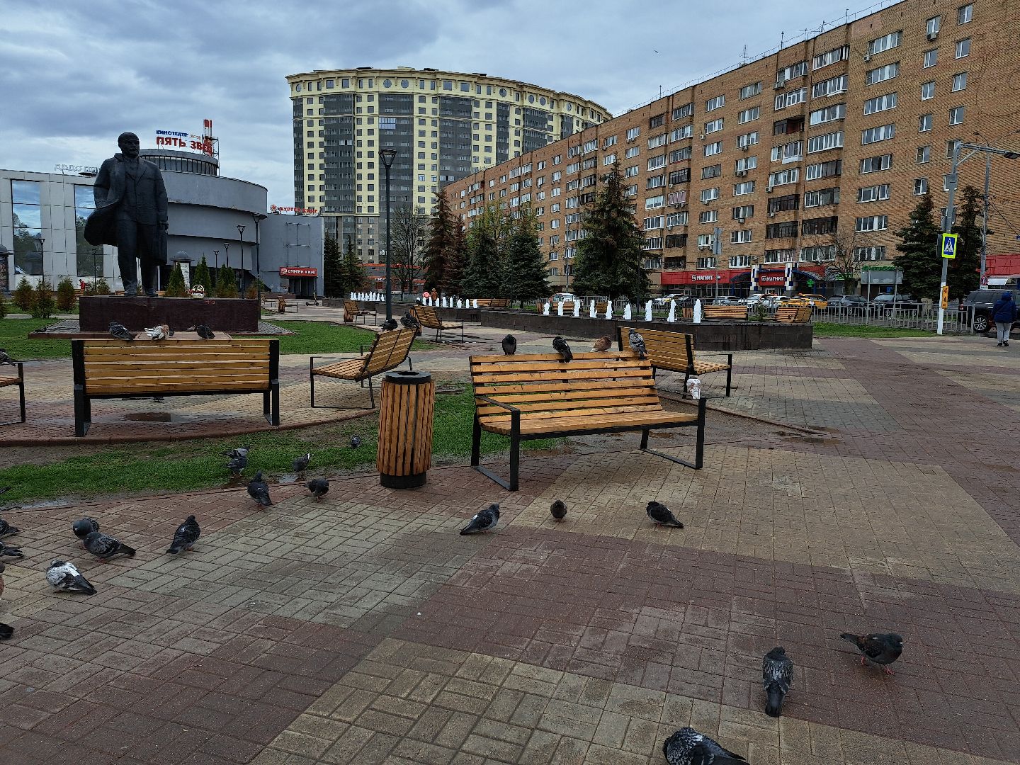 Щелково, запуск фонтана, Фонтан,