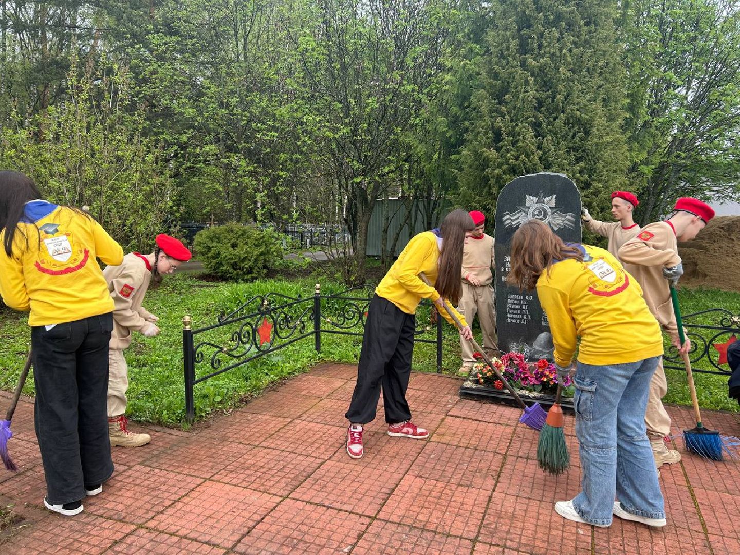 Заборьевское кладбище, Юнармия, Домодедово, субботник, день добрых дел,