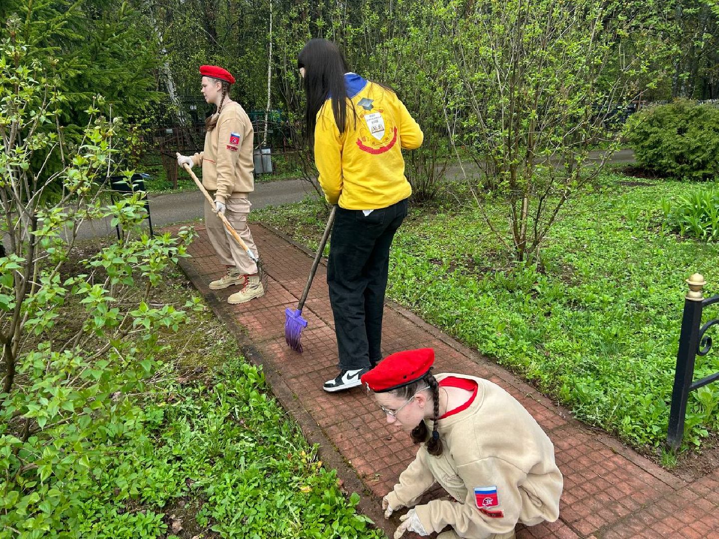 Заборьевское кладбище, Юнармия, Домодедово, субботник, день добрых дел,
