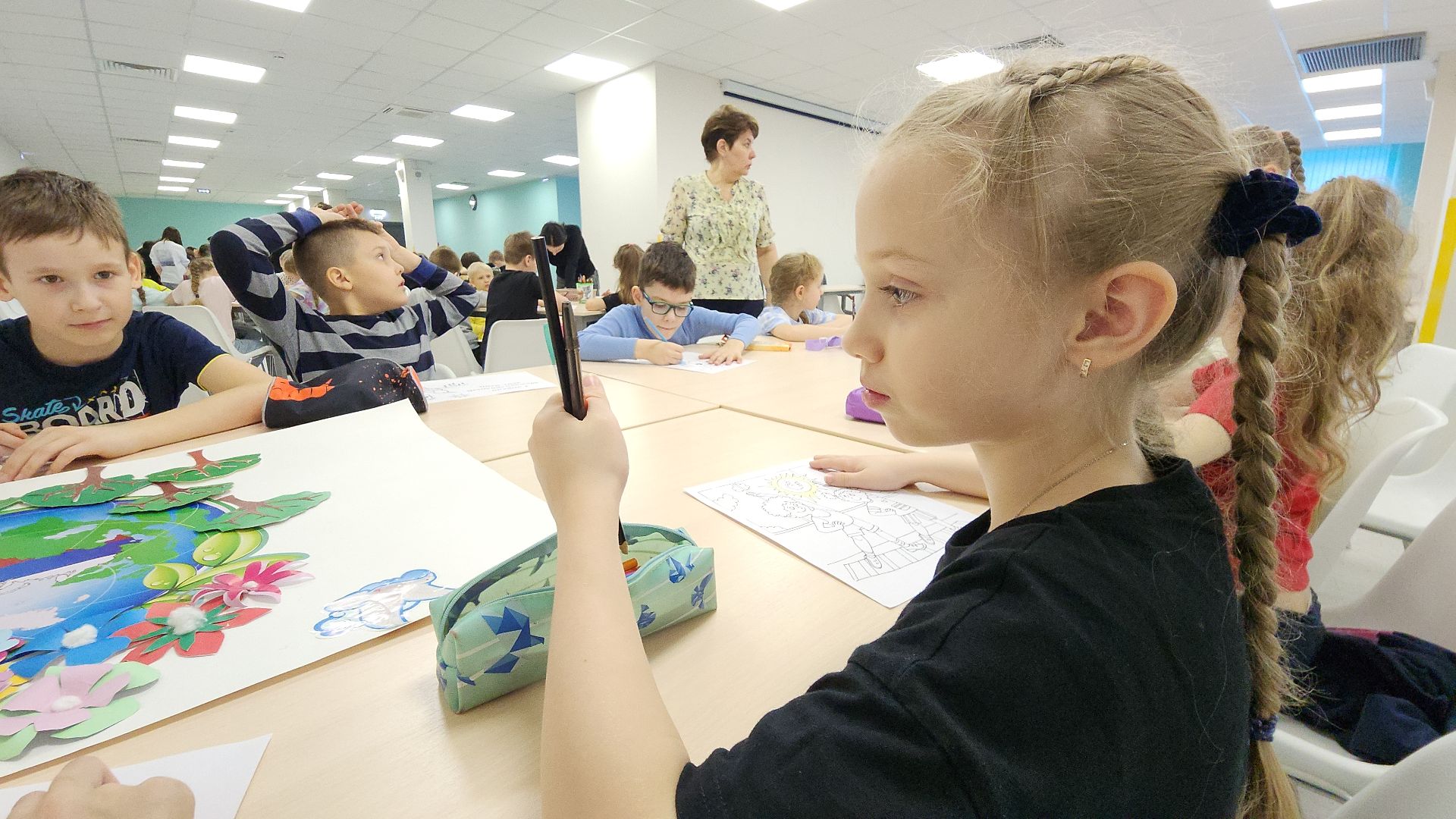 электросталь, мой город, жители города, акция, акция доброе дело, день добрых дел, гимназия 9, школьники, посадка деревьев,