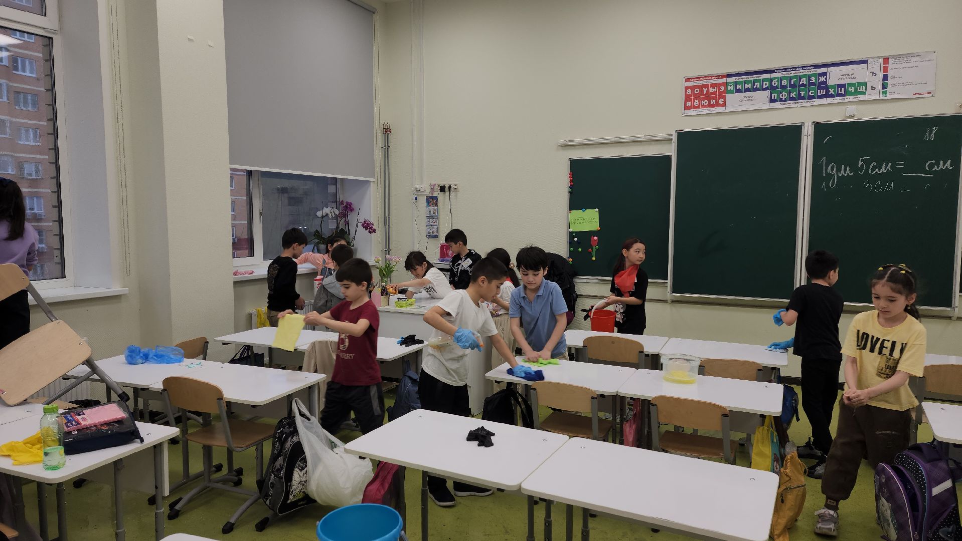 субботник, день добрых дел, уборка классов,