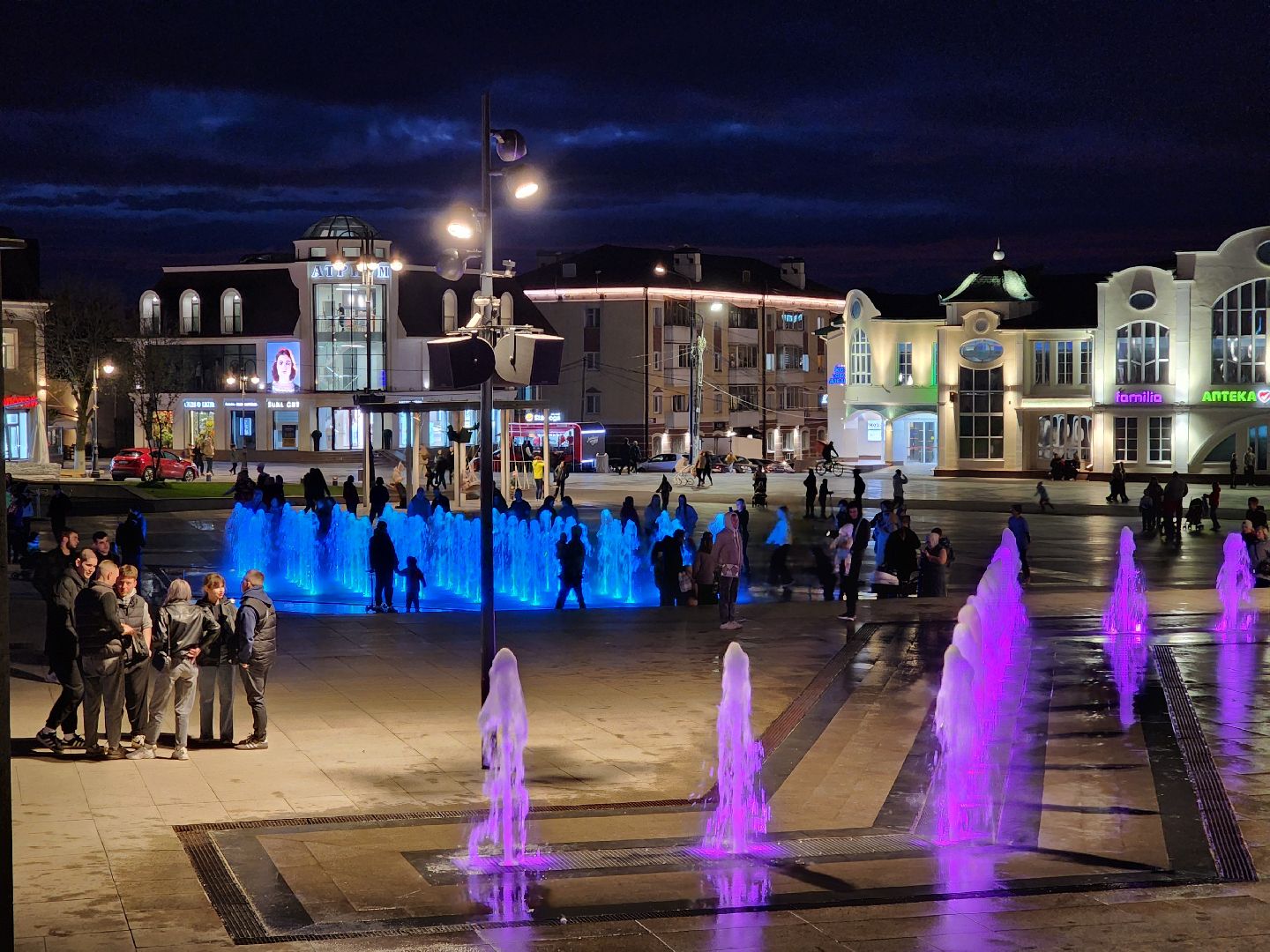 Ногинск, Фонтаны, Шоу фонтанов, Общество, Люди, Жители,