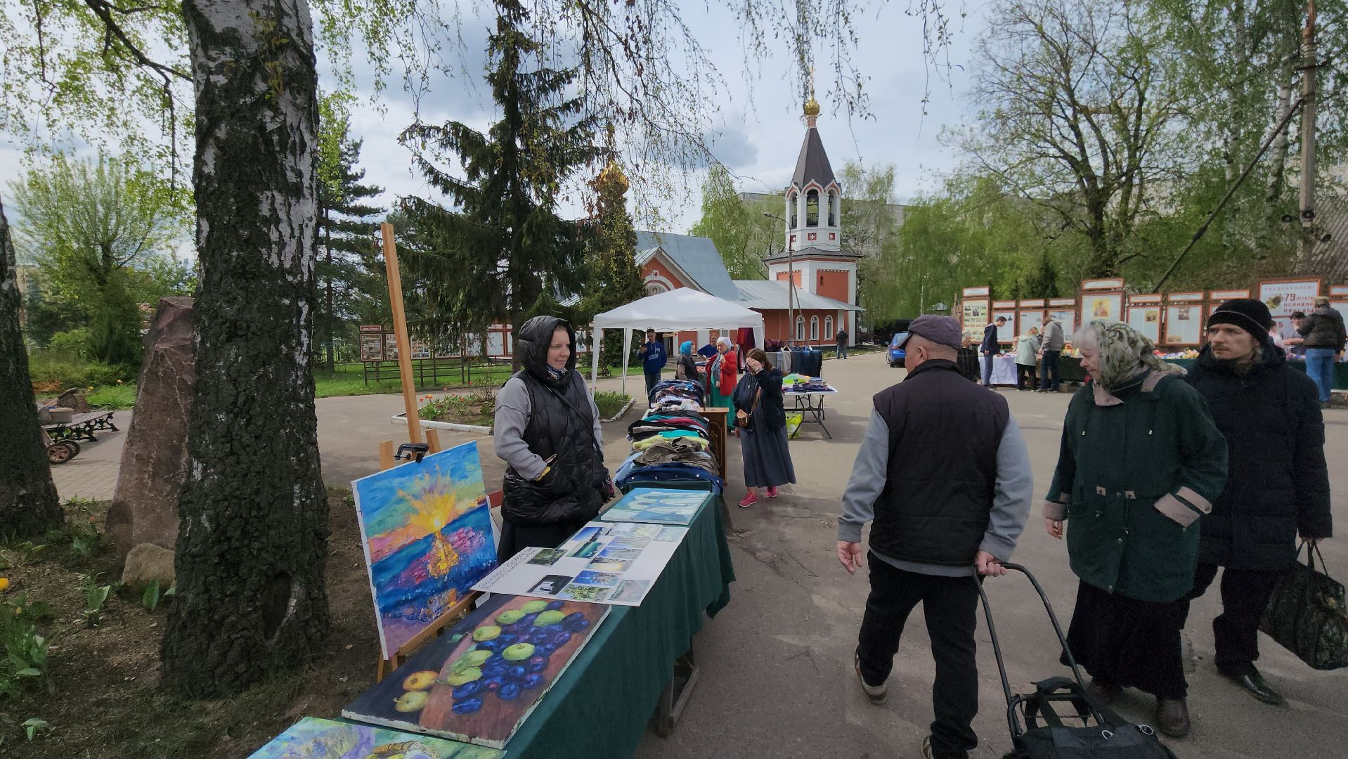 пантелеимоновский храм, пантелеимоновский приход, ул гагарина, анастасия мухина, благотворительная ярмарка,