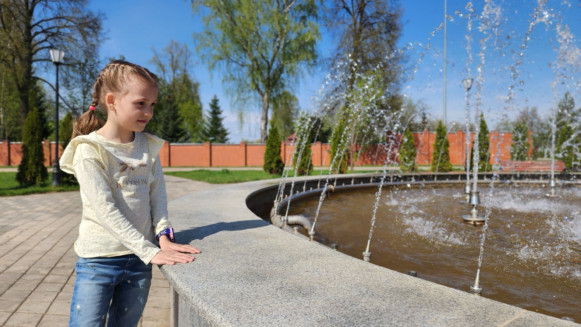 парк, фонтаны, Лосино-Петровский, сезон фонтанов,