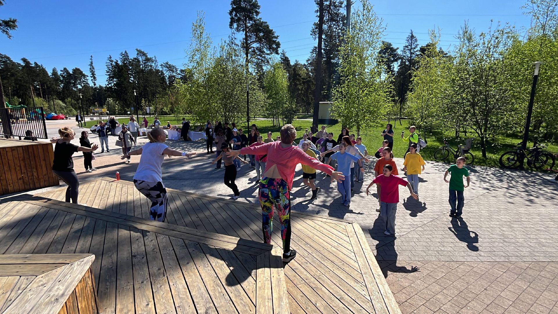 танцы, парк, Танцы в парке, зумба,