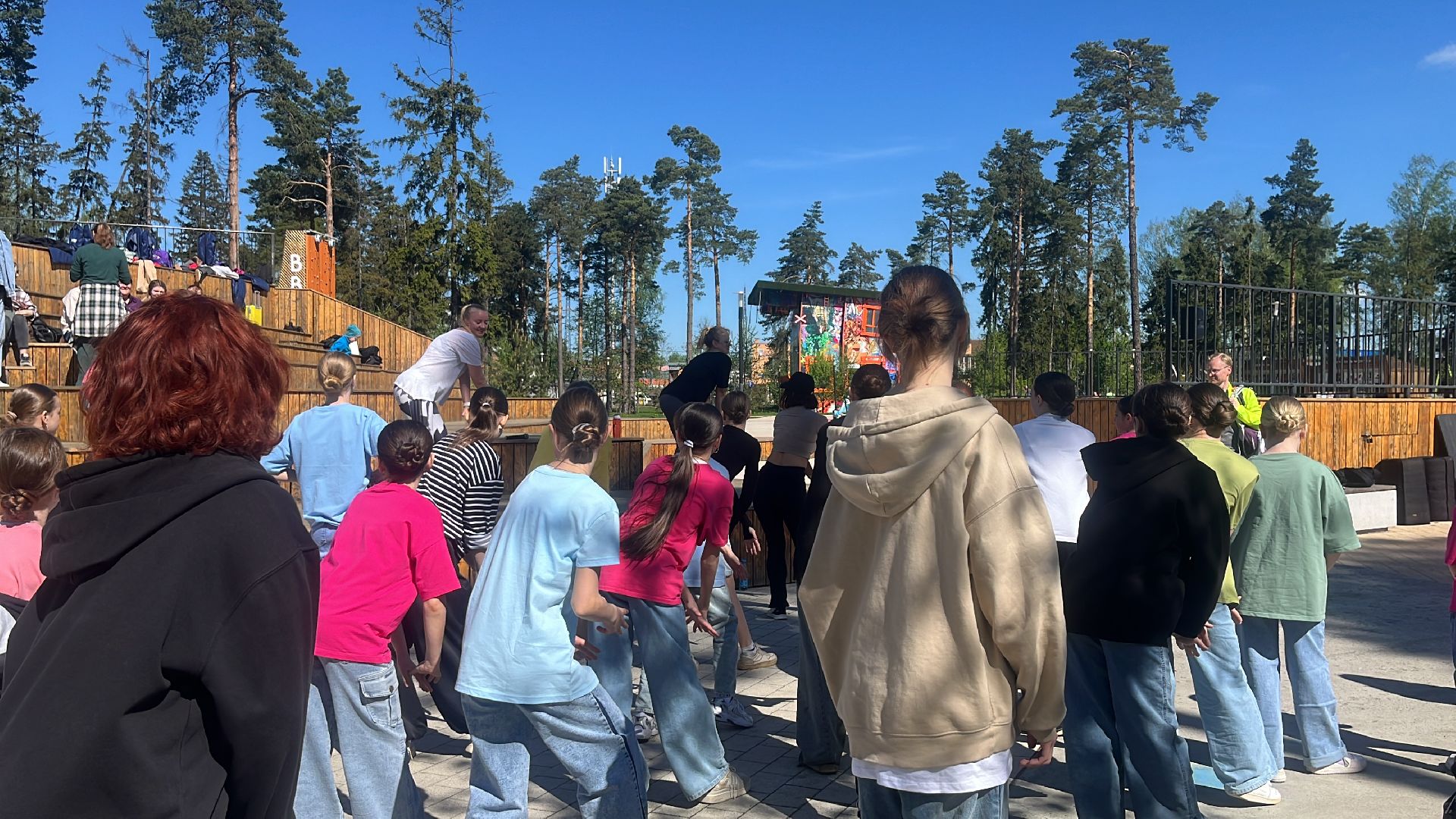 танцы, парк, Танцы в парке, зумба,