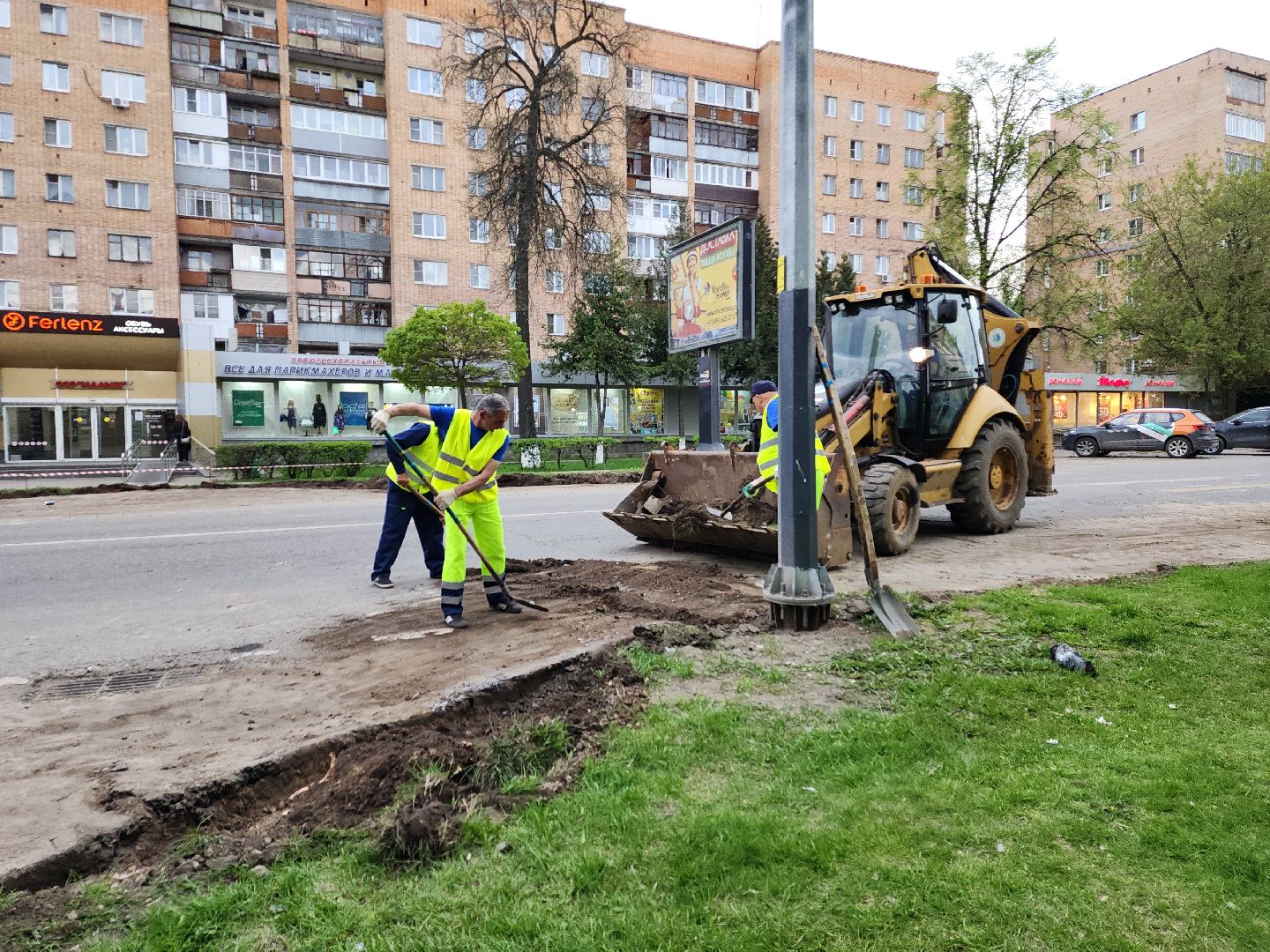 пушкино, ремонт дорог, благоустройство, проспект,