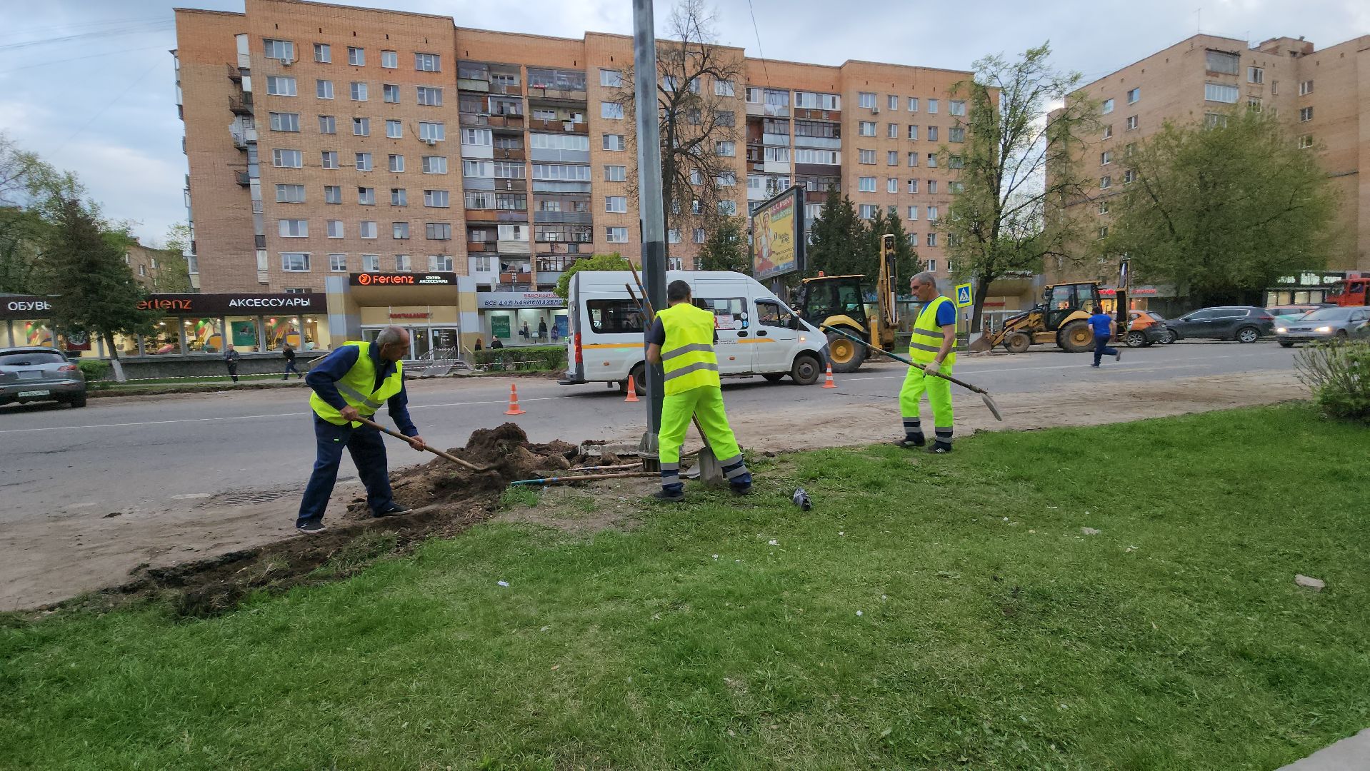 пушкино, ремонт дорог, благоустройство, проспект,