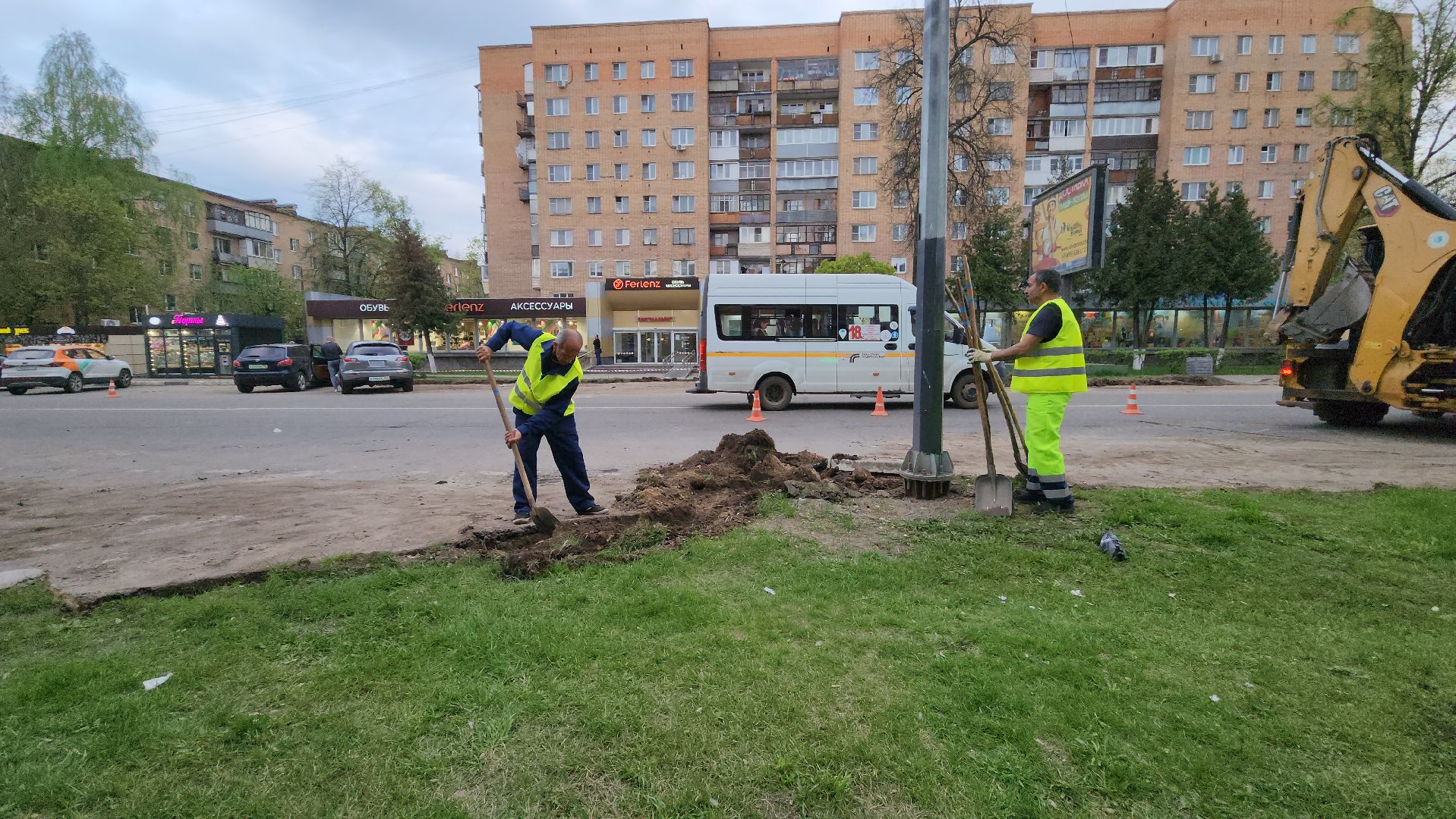 пушкино, ремонт дорог, благоустройство, проспект,