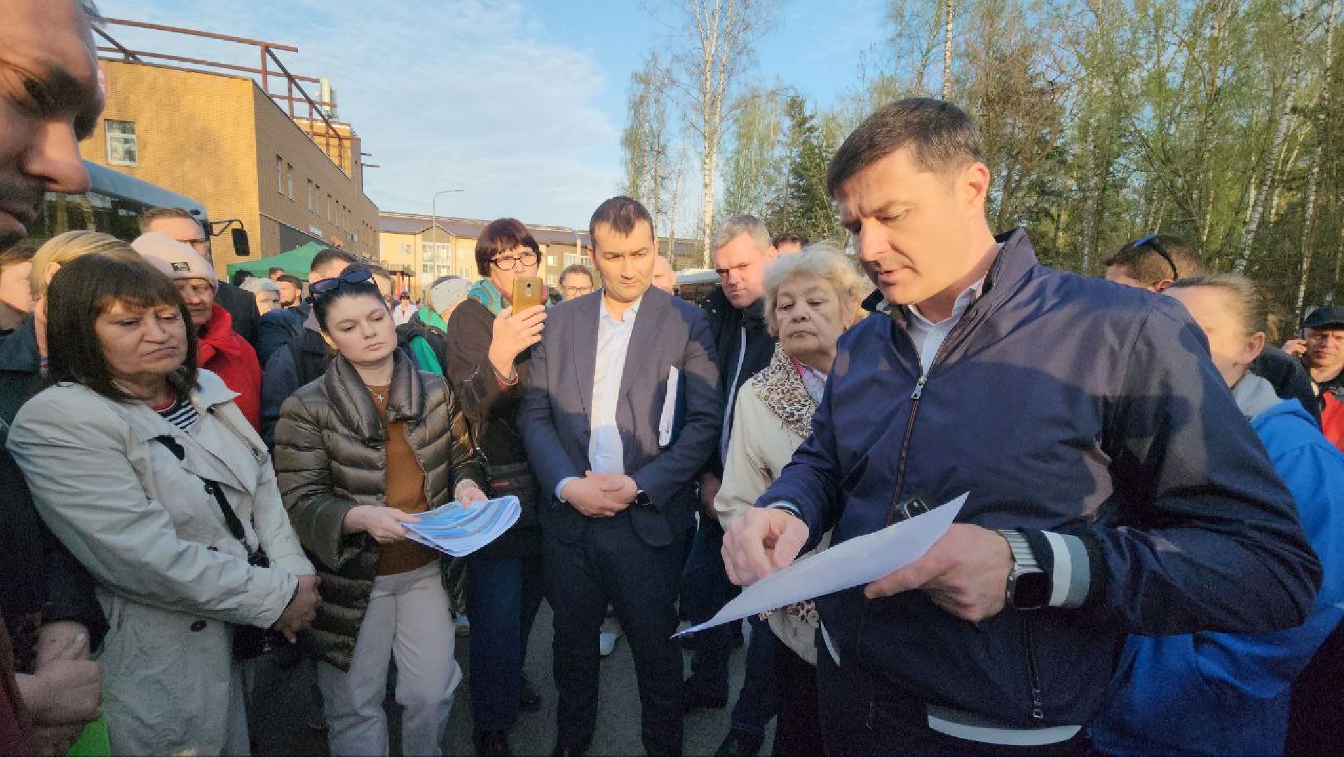 люберцы, фуры, глава городского округа люберцы владимир волков,просьба жителей,
