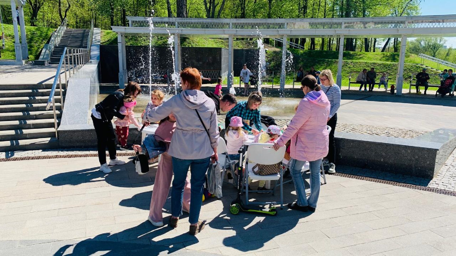 воскресенск, парк кривякино, теплый сезон,
