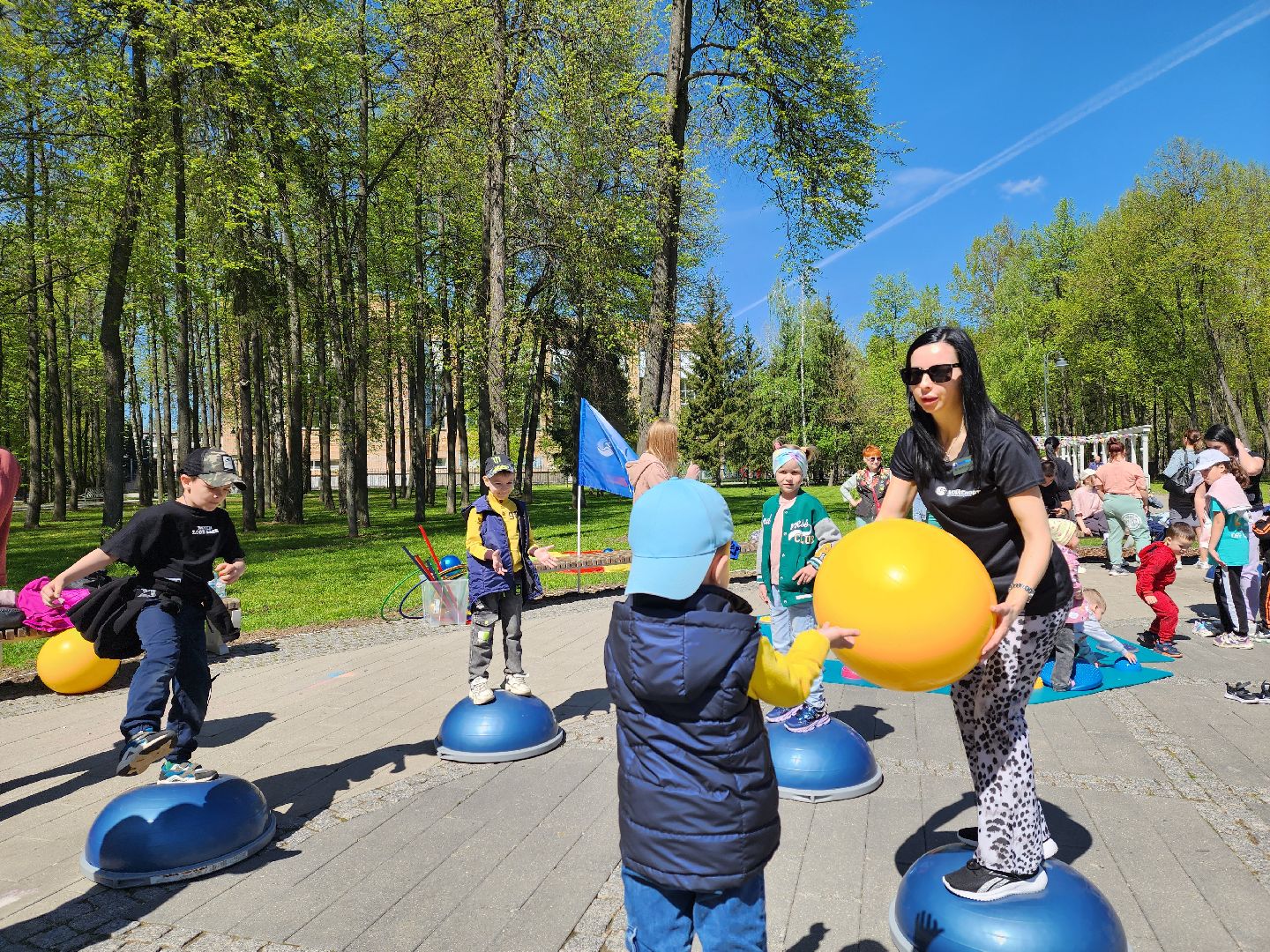 воскресенск, парк кривякино, теплый сезон,