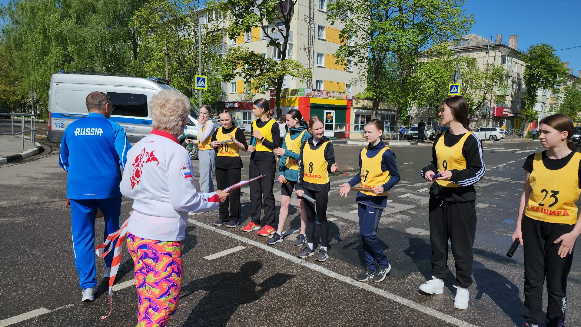 кашира, 1 мая, легкоатлетическая эстафета, бег, школьники, спортклуб кашира,