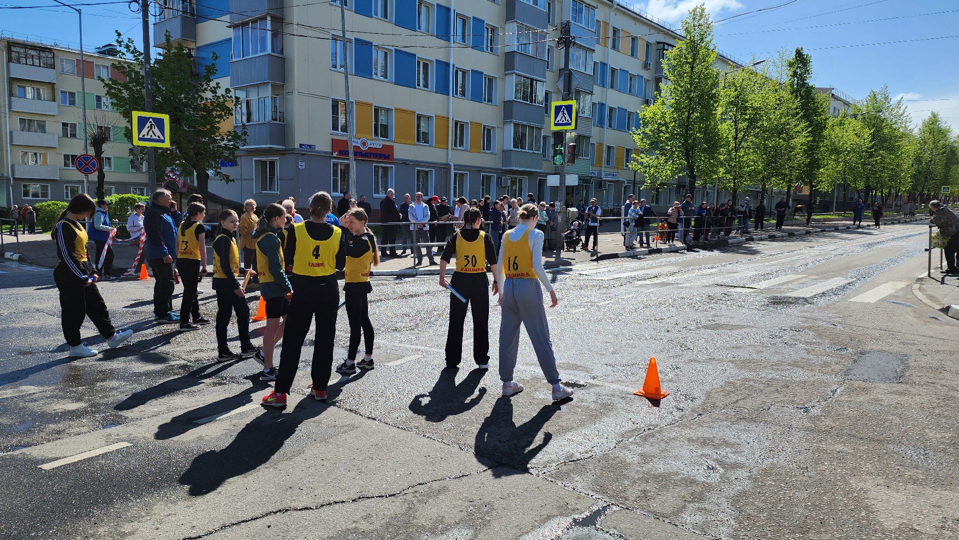 кашира, 1 мая, легкоатлетическая эстафета, бег, школьники, спортклуб кашира,