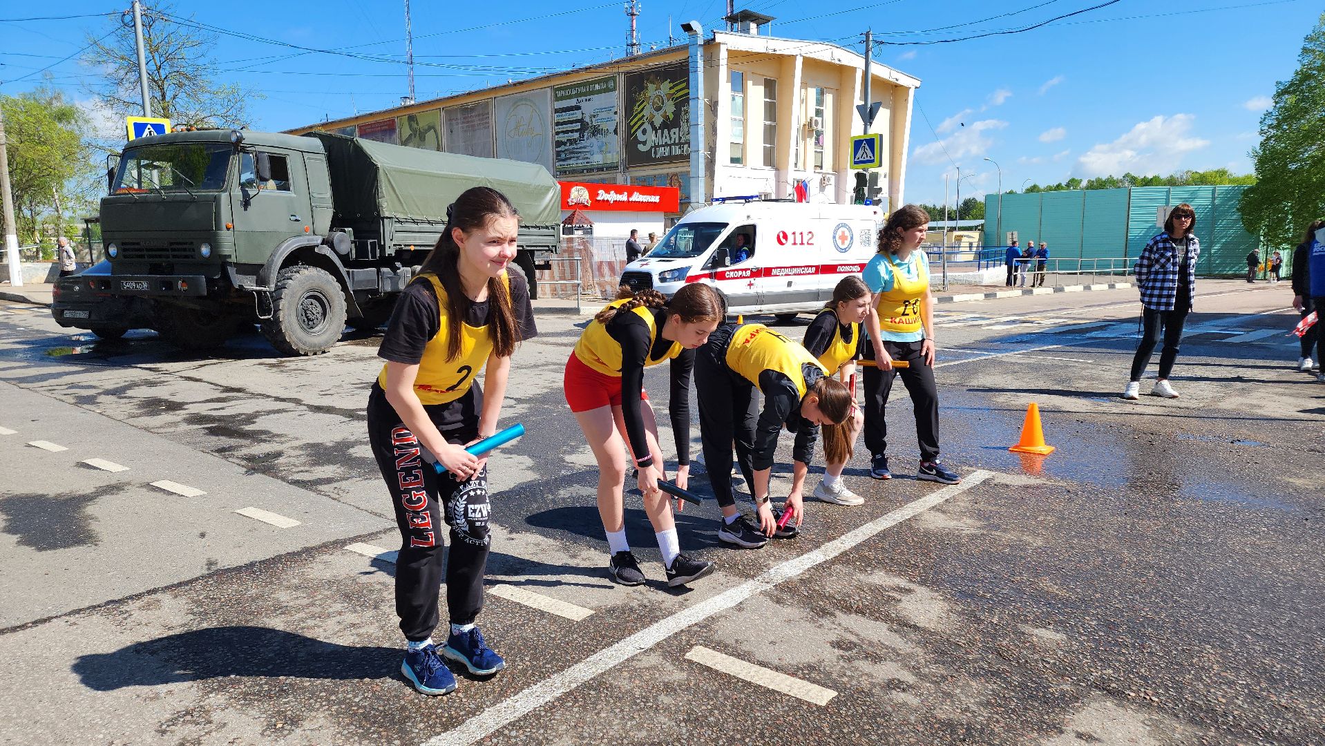 кашира, 1 мая, легкоатлетическая эстафета, бег, школьники, спортклуб кашира,