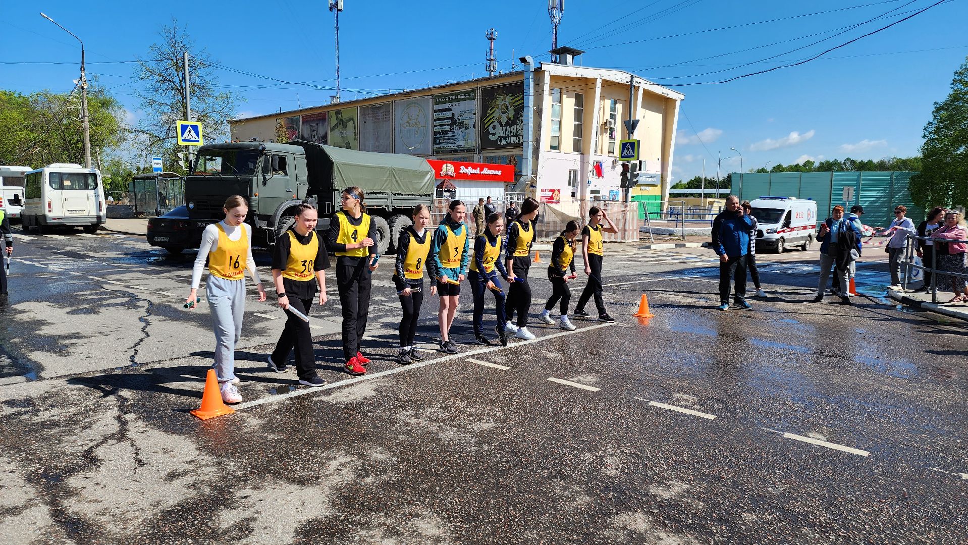 кашира, 1 мая, легкоатлетическая эстафета, бег, школьники, спортклуб кашира,