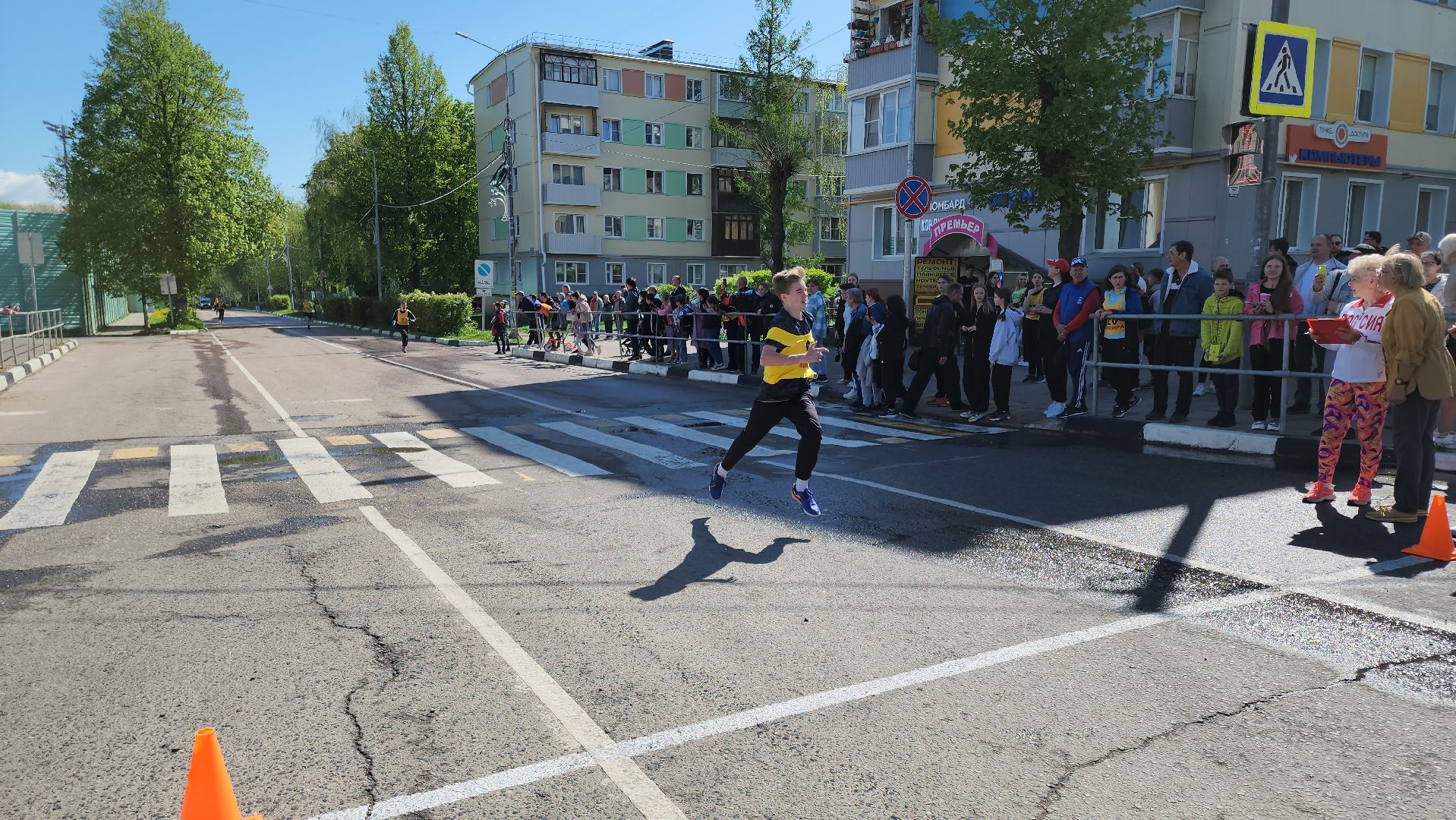 кашира, 1 мая, легкоатлетическая эстафета, бег, школьники, спортклуб кашира,