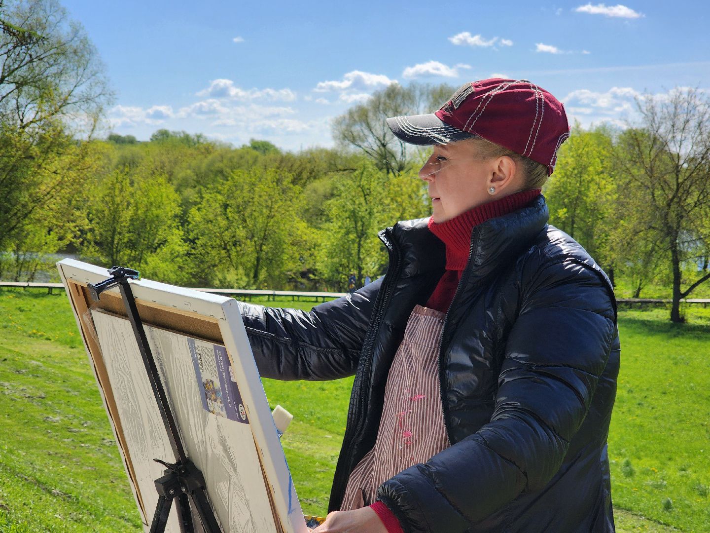 воскресенск, парк кривякино, художники, пленэр, творчество,