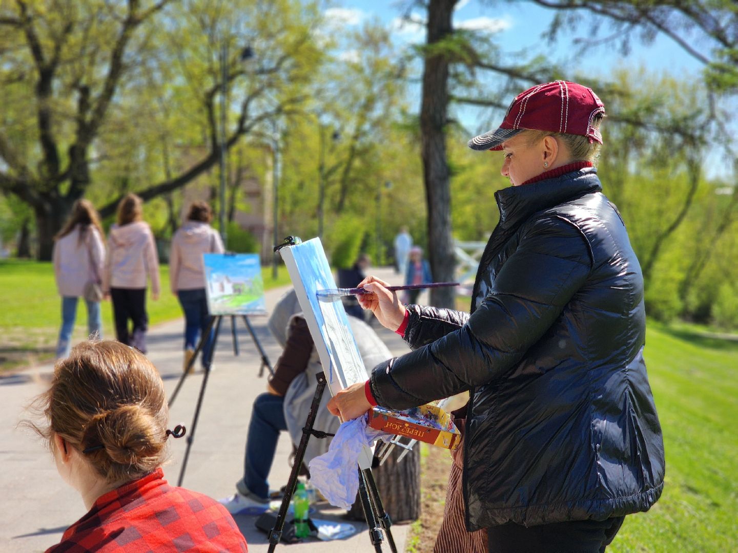 воскресенск, парк кривякино, художники, пленэр, творчество,