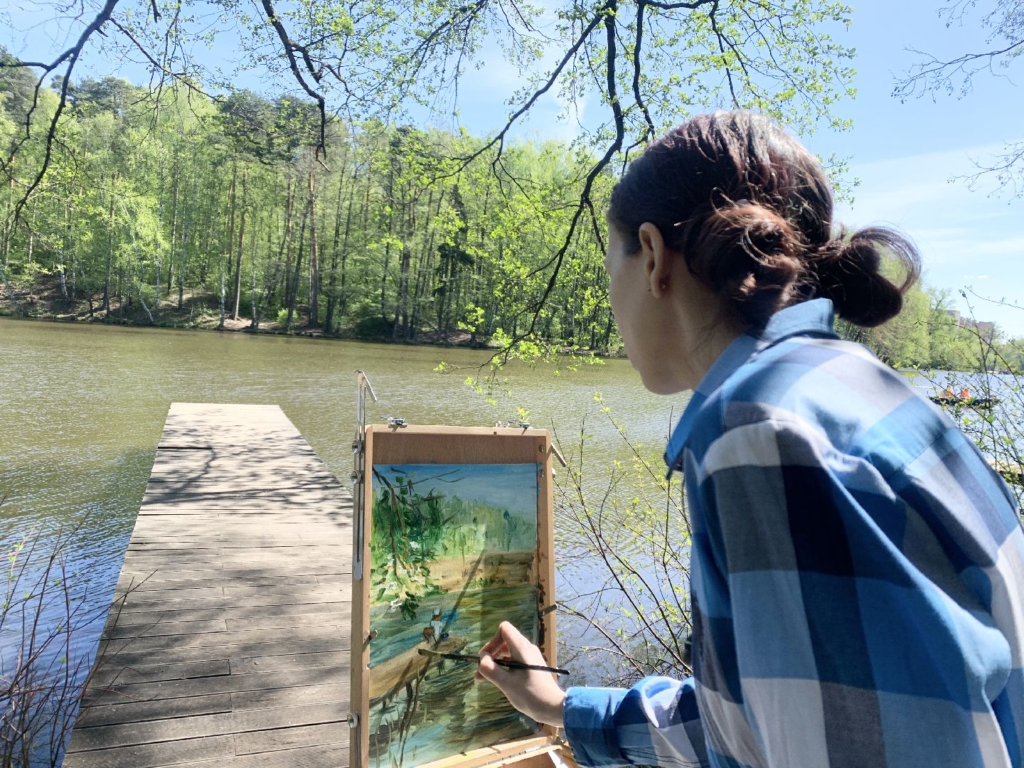 Балашиха, Подмосковье, 1 мая, первомай, пленэр, День международной солидарности художников, Художники-пленэристы,
