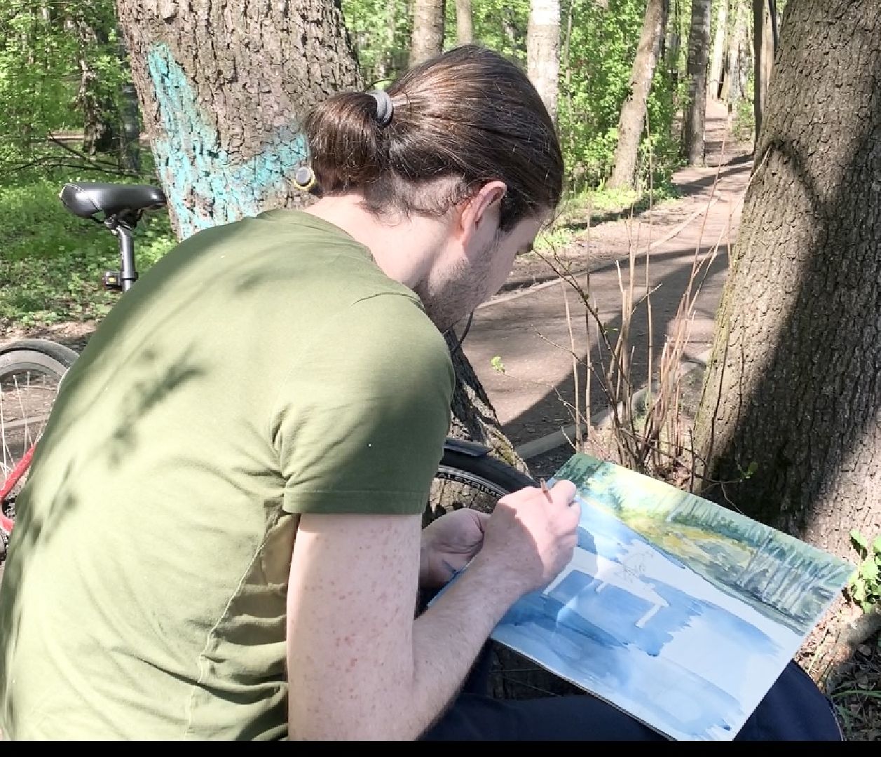 Балашиха, Подмосковье, 1 мая, первомай, пленэр, День международной солидарности художников, Художники-пленэристы,